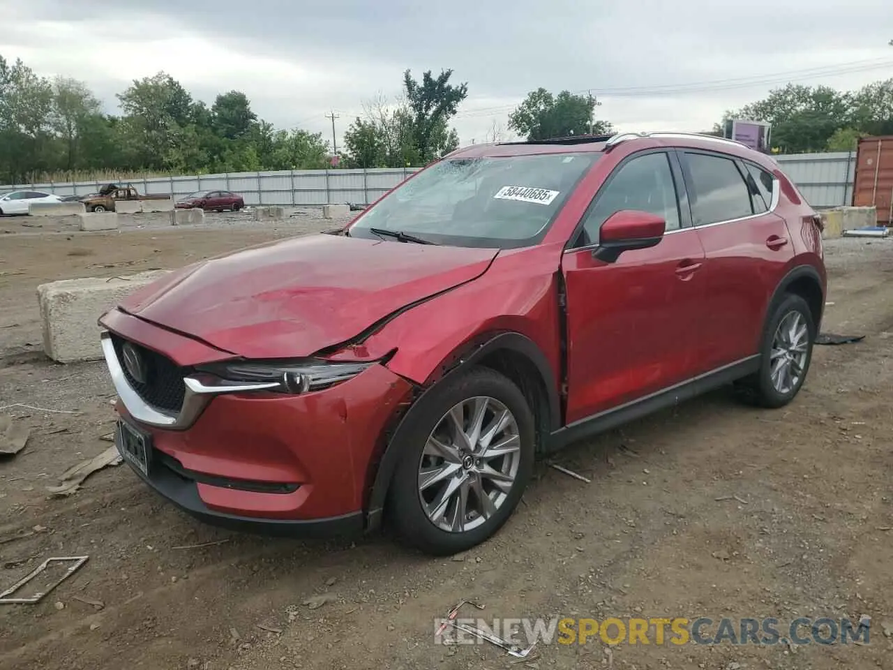 1 Photograph of a damaged car JM3KFBDM2K0665993 MAZDA CX-5 2019
