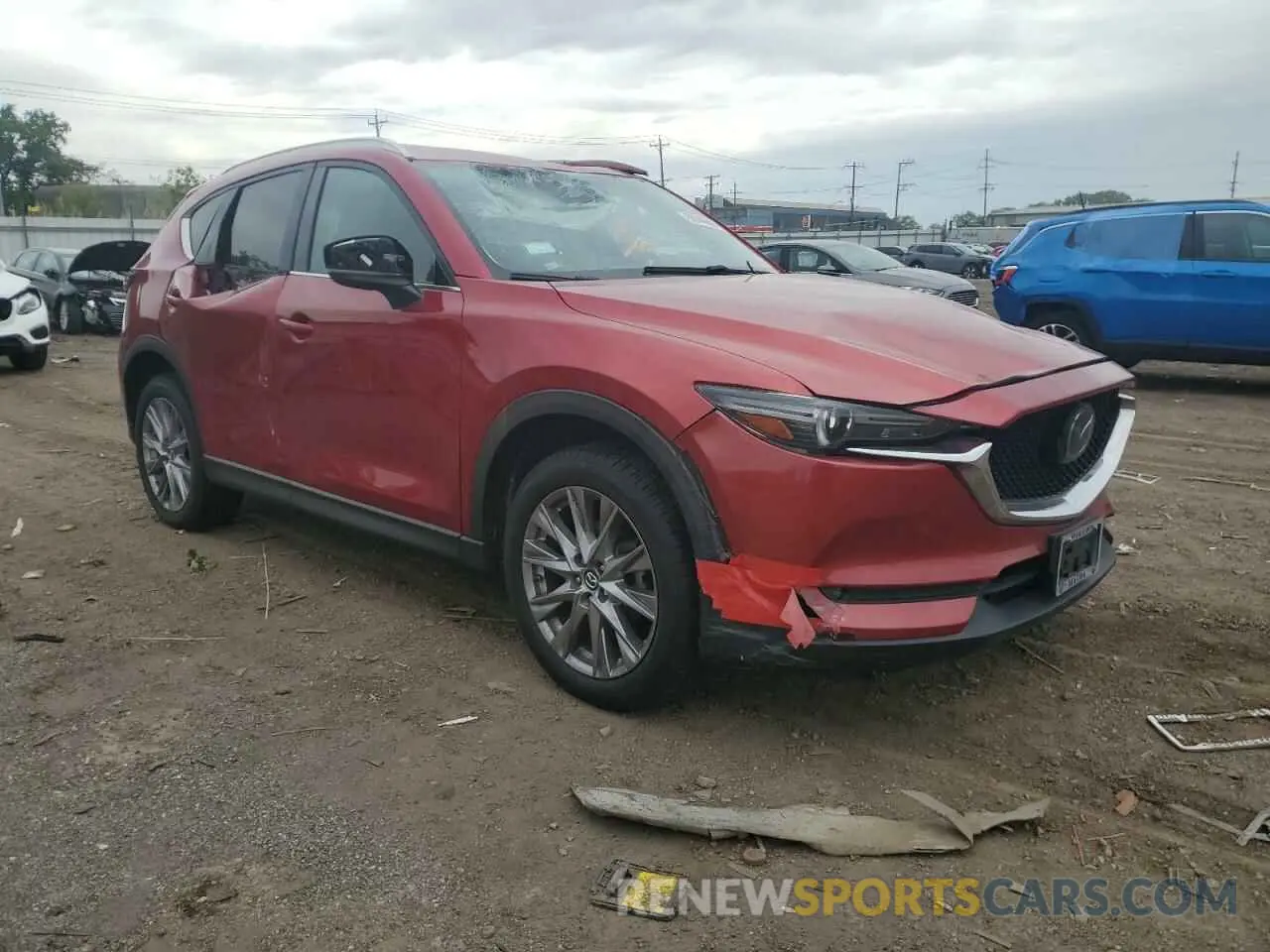 4 Photograph of a damaged car JM3KFBDM2K0665993 MAZDA CX-5 2019