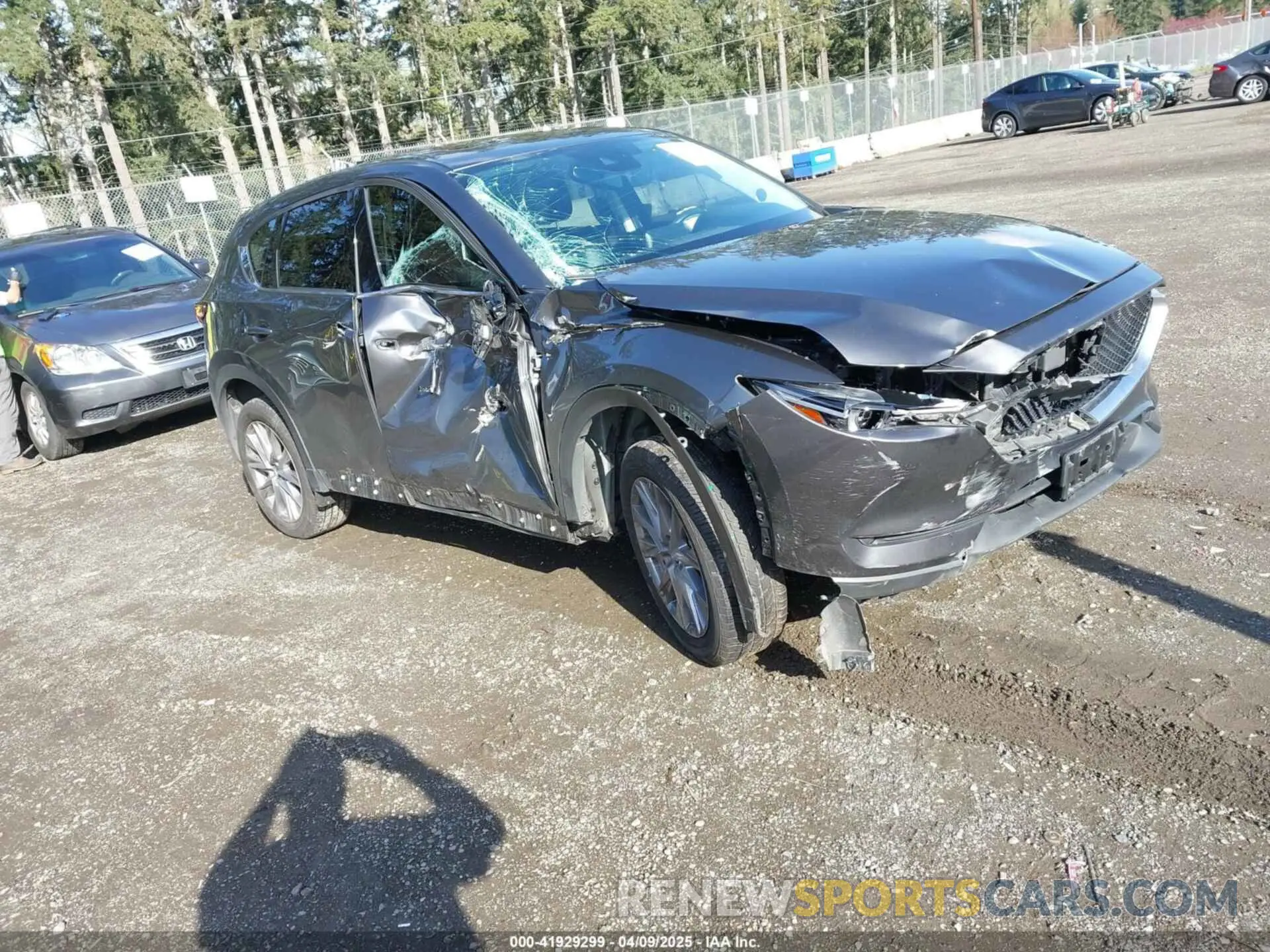 1 Photograph of a damaged car JM3KFBDM3K1677208 MAZDA CX-5 2019