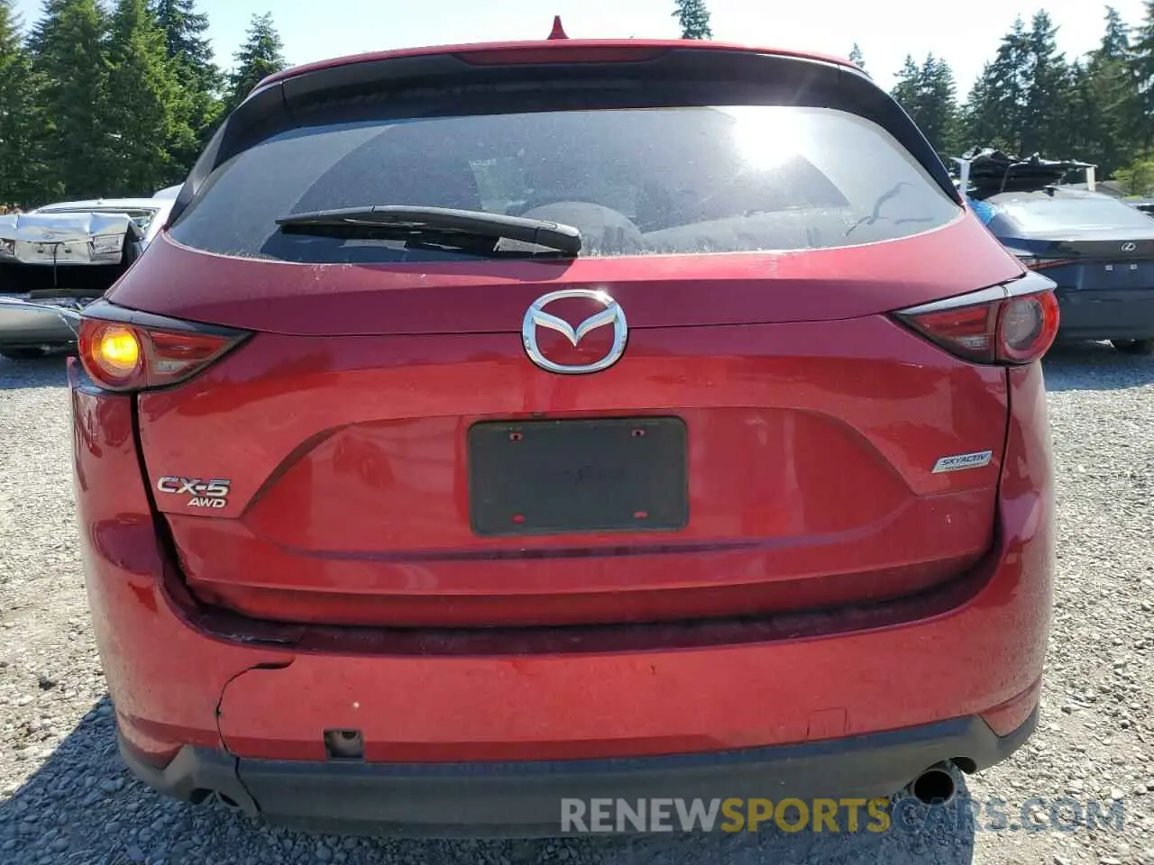 6 Photograph of a damaged car JM3KFBDM9K0524208 MAZDA CX-5 2019