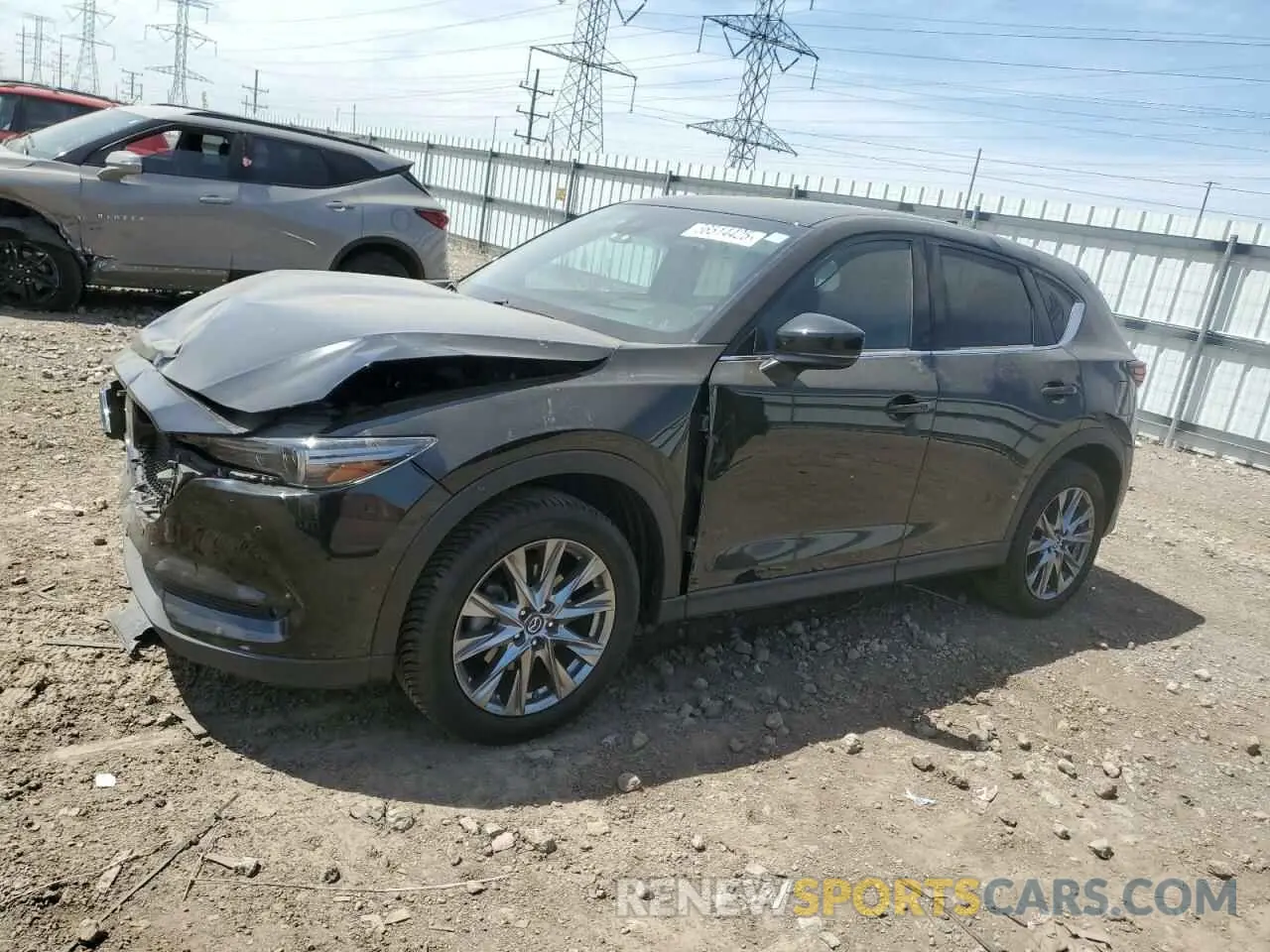 1 Photograph of a damaged car JM3KFBEY1K0584887 MAZDA CX-5 2019