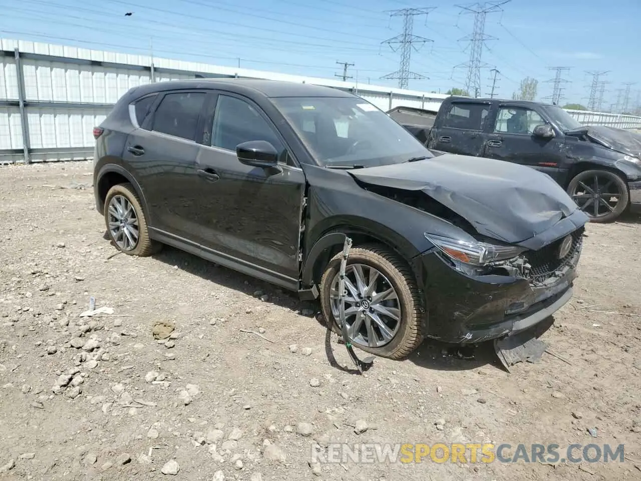 4 Photograph of a damaged car JM3KFBEY1K0584887 MAZDA CX-5 2019