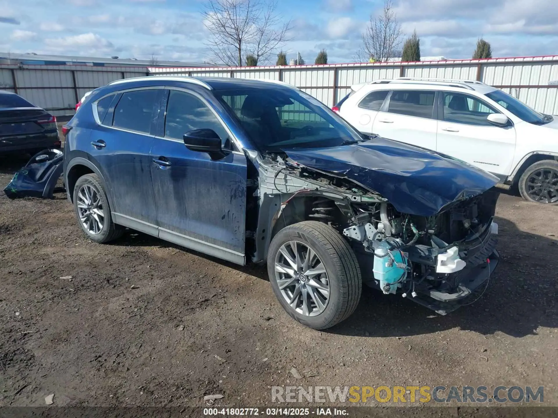 1 Photograph of a damaged car JM3KFBEY5K0609063 MAZDA CX-5 2019