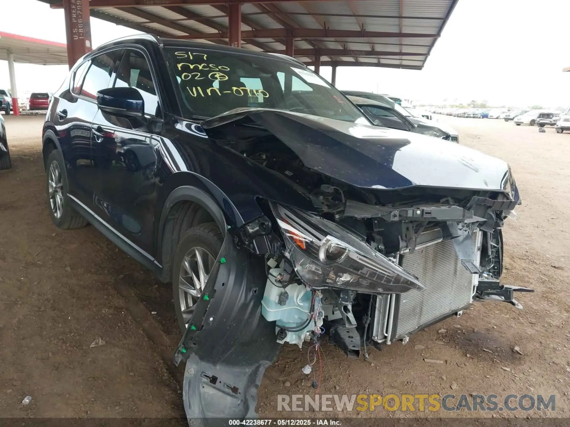 1 Photograph of a damaged car JM3KFBEYXK0510710 MAZDA CX-5 2019