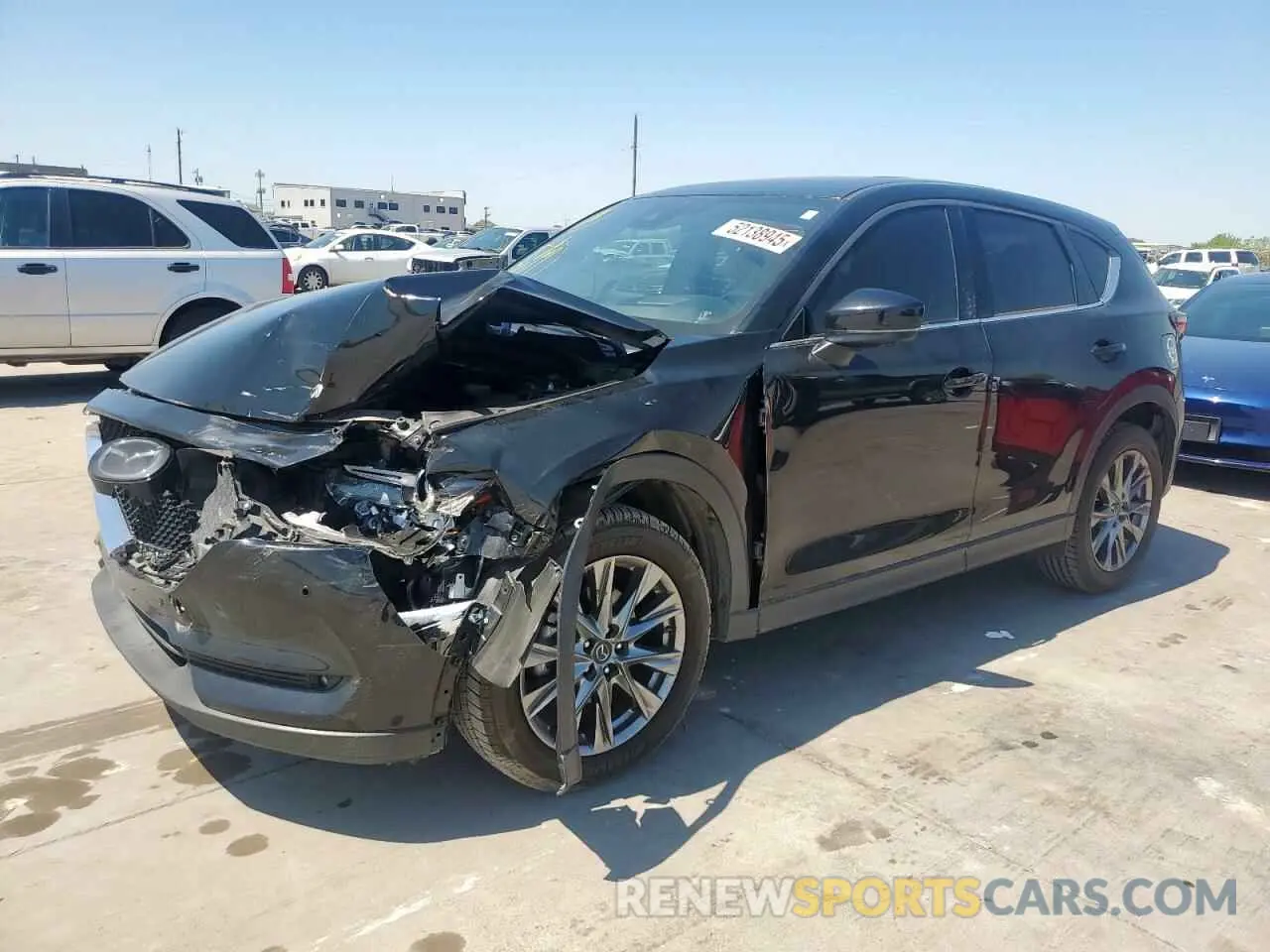 1 Photograph of a damaged car JM3KFBEYXK0563942 MAZDA CX-5 2019