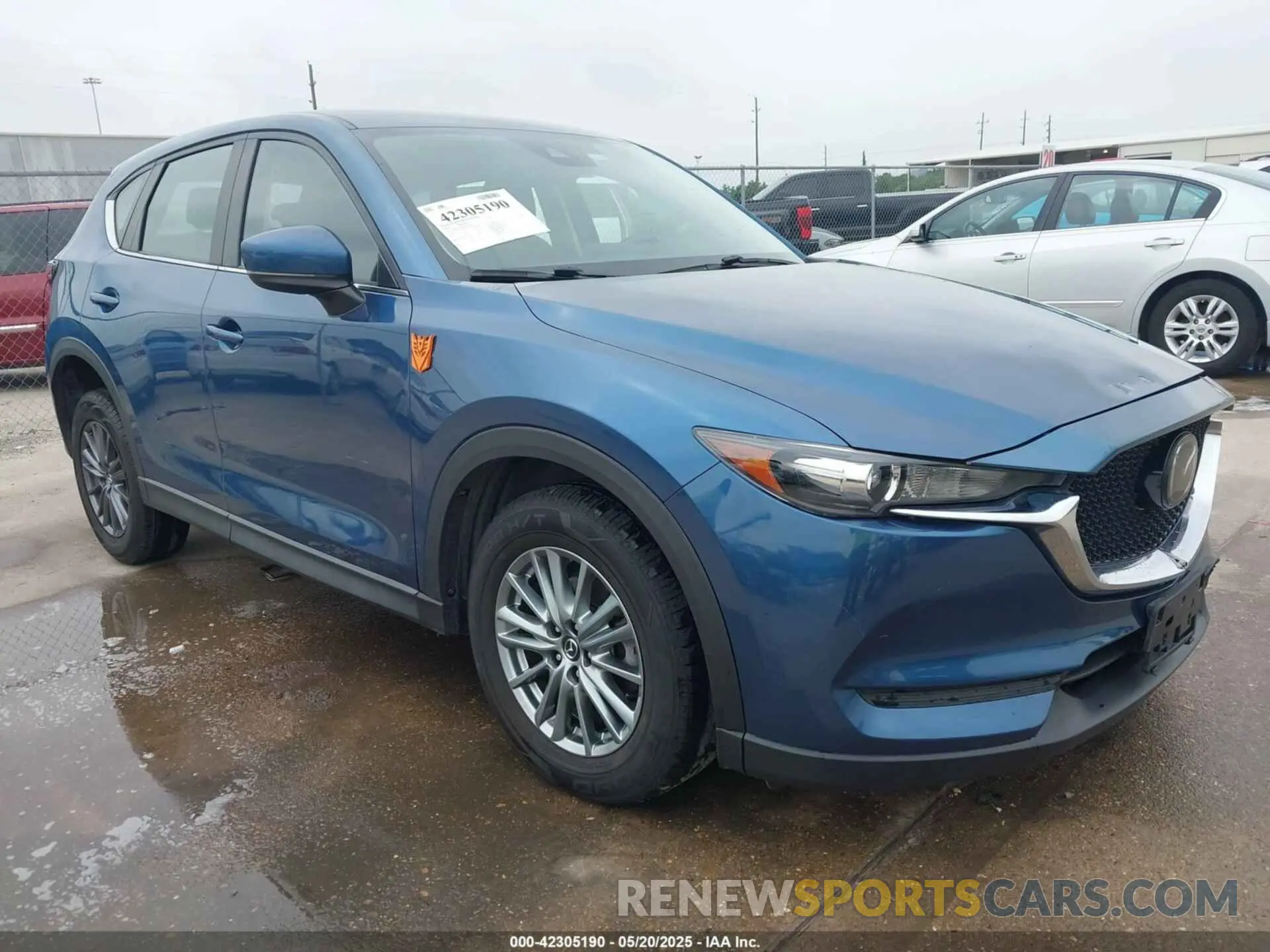 1 Photograph of a damaged car JM3KFABM4L0859634 MAZDA CX-5 2020