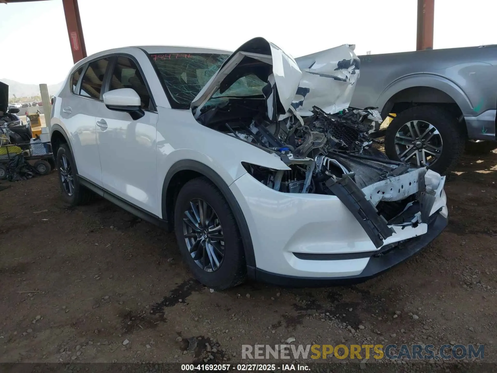1 Photograph of a damaged car JM3KFABM5L0784796 MAZDA CX-5 2020