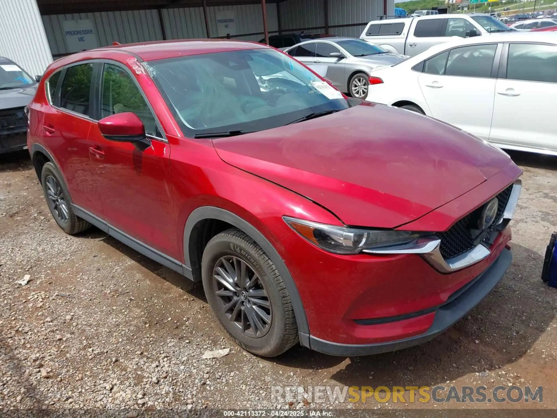 1 Photograph of a damaged car JM3KFACM2L0798640 MAZDA CX-5 2020