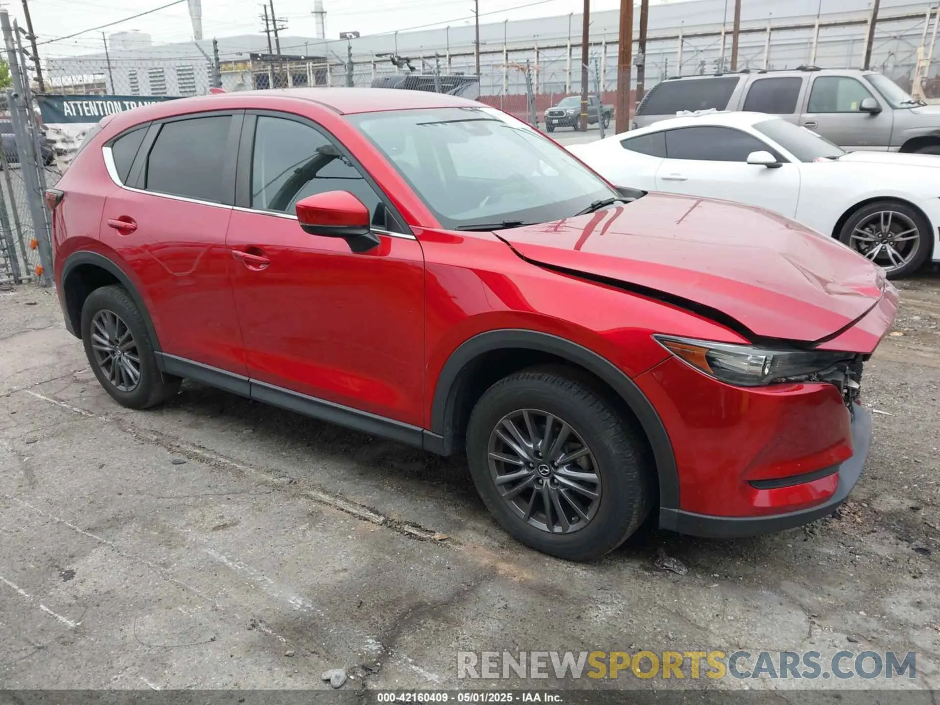 1 Photograph of a damaged car JM3KFACM3L0813131 MAZDA CX-5 2020