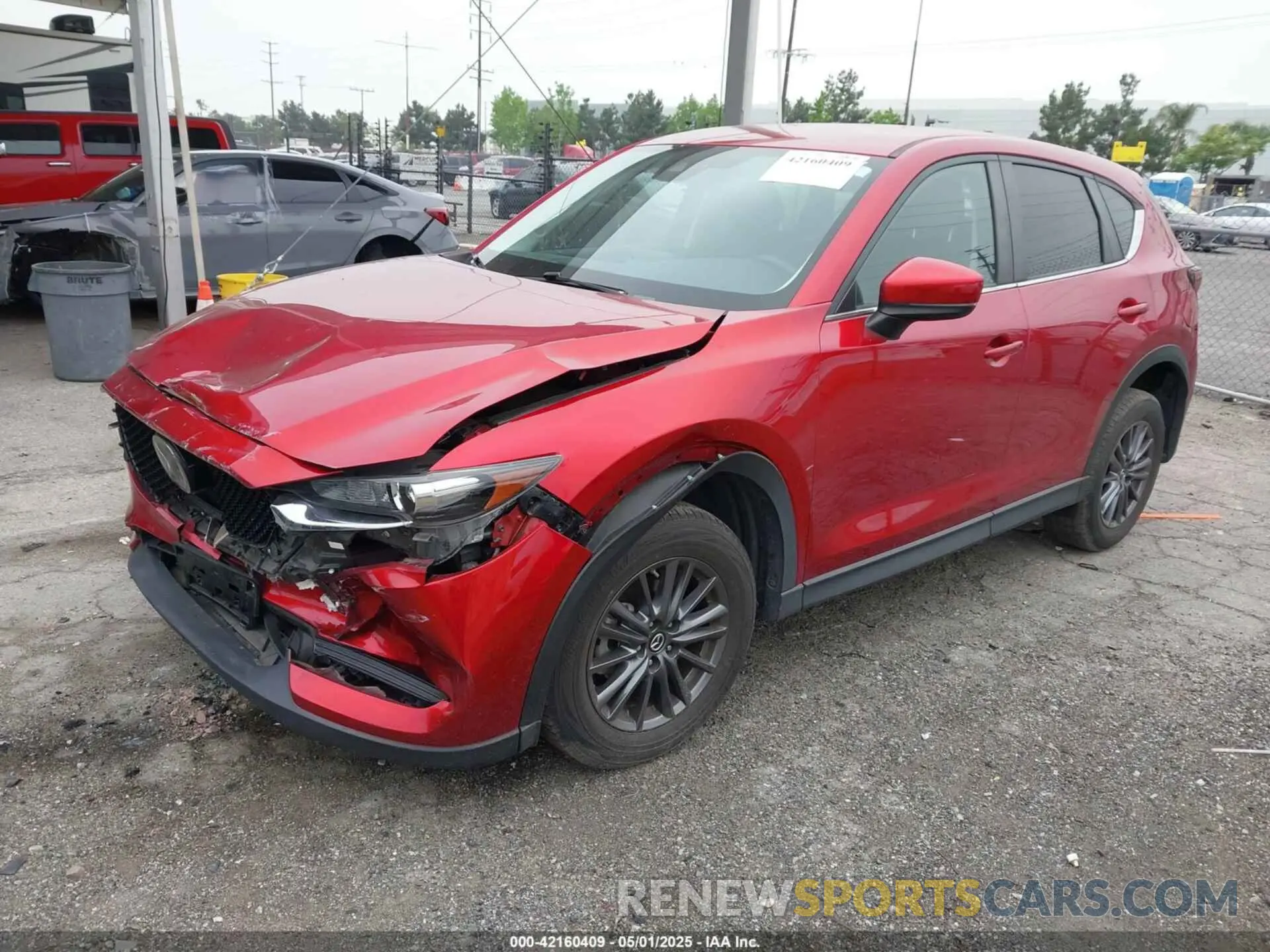 2 Photograph of a damaged car JM3KFACM3L0813131 MAZDA CX-5 2020