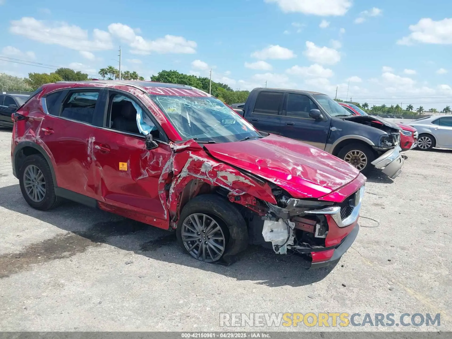 1 Photograph of a damaged car JM3KFACM6L1829642 MAZDA CX-5 2020