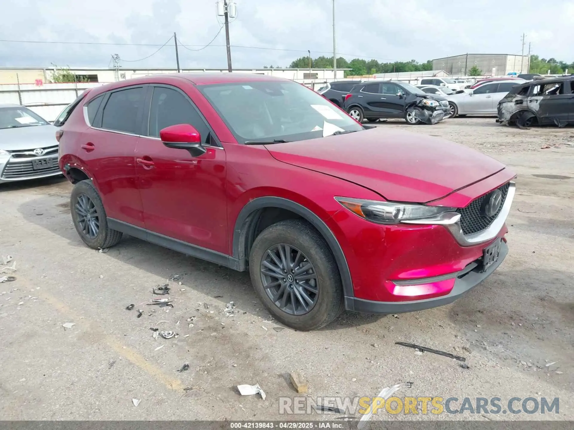 1 Photograph of a damaged car JM3KFACM7L0783227 MAZDA CX-5 2020