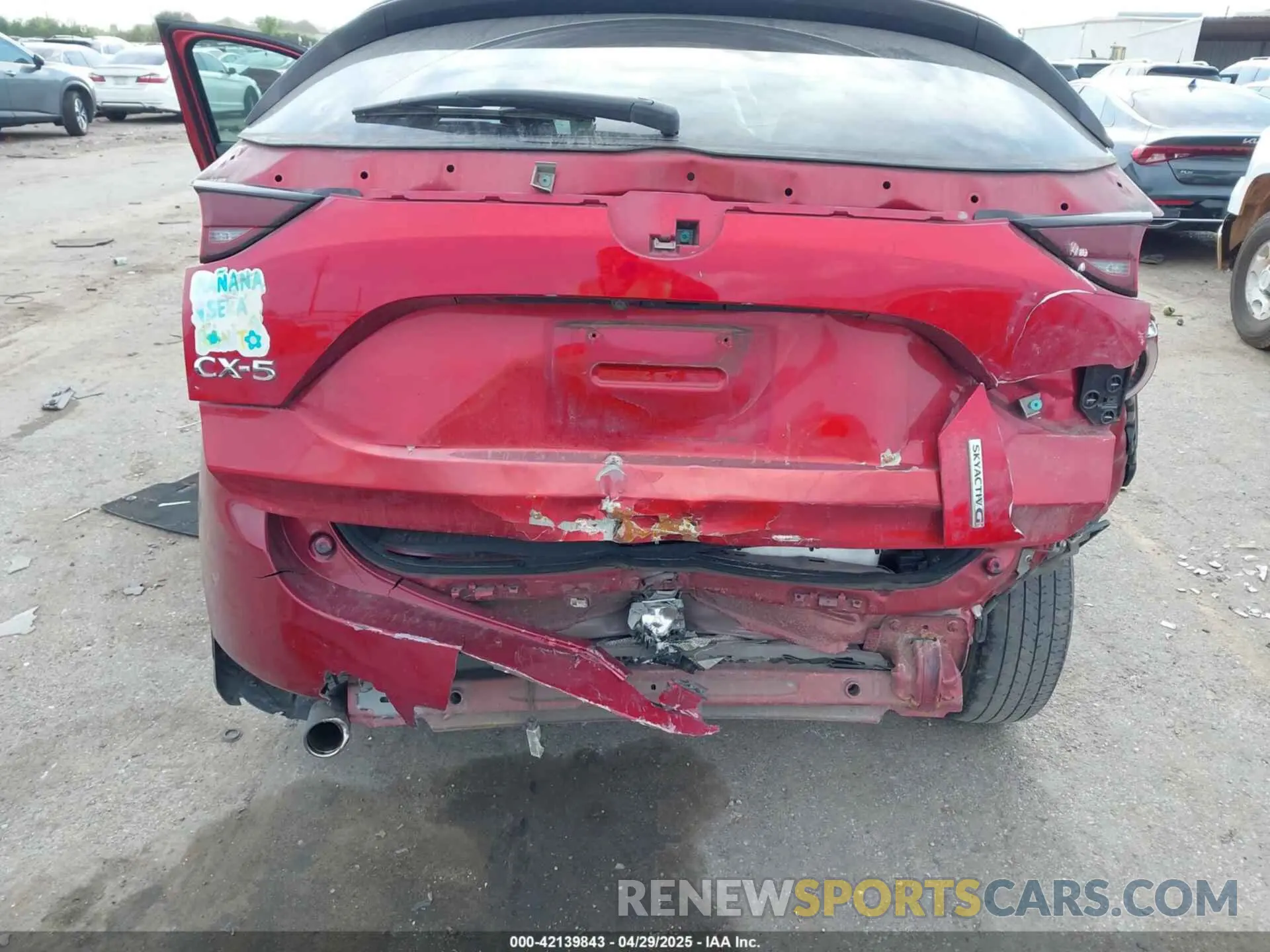 6 Photograph of a damaged car JM3KFACM7L0783227 MAZDA CX-5 2020