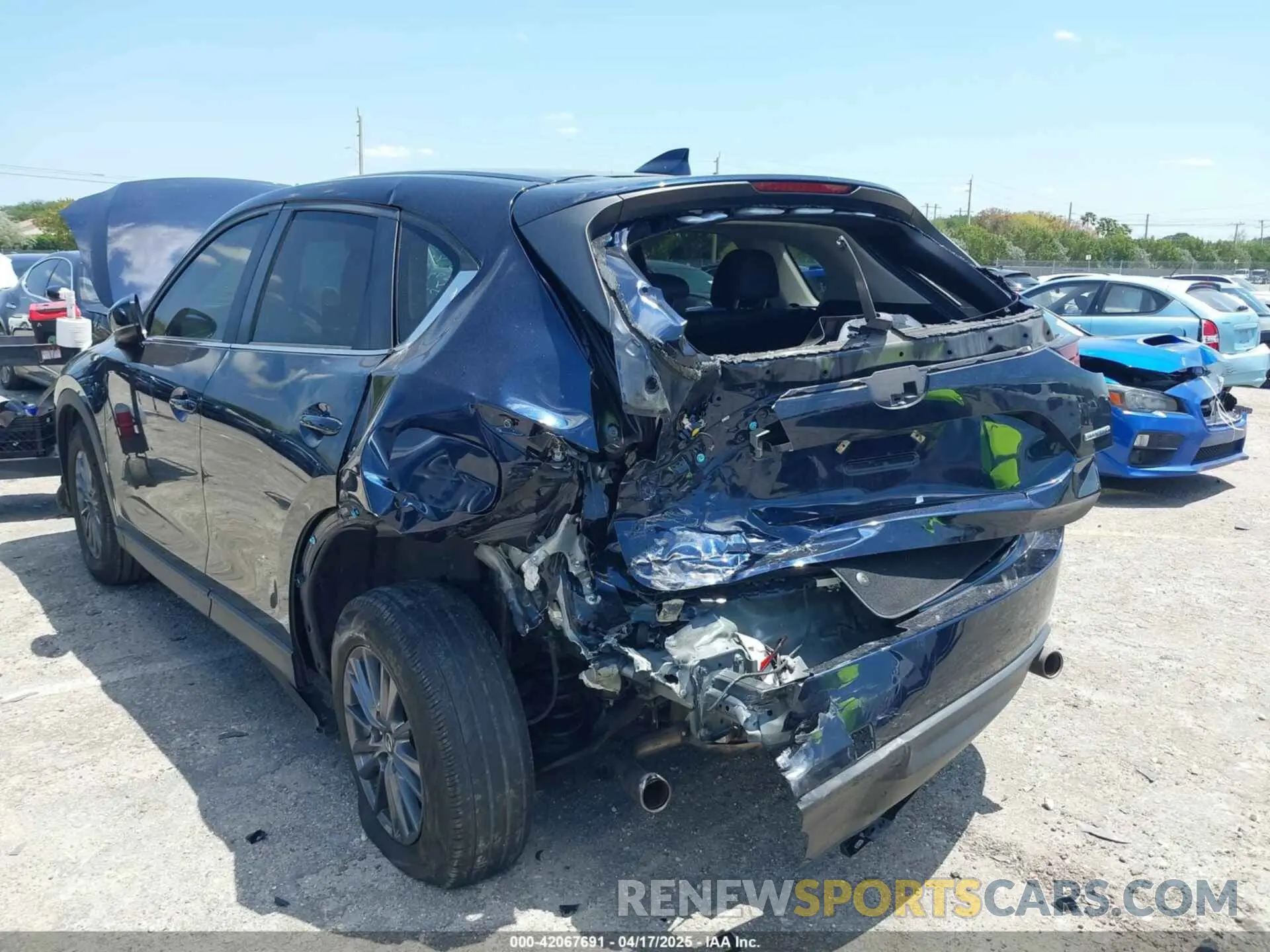 6 Photograph of a damaged car JM3KFACM7L0834399 MAZDA CX-5 2020
