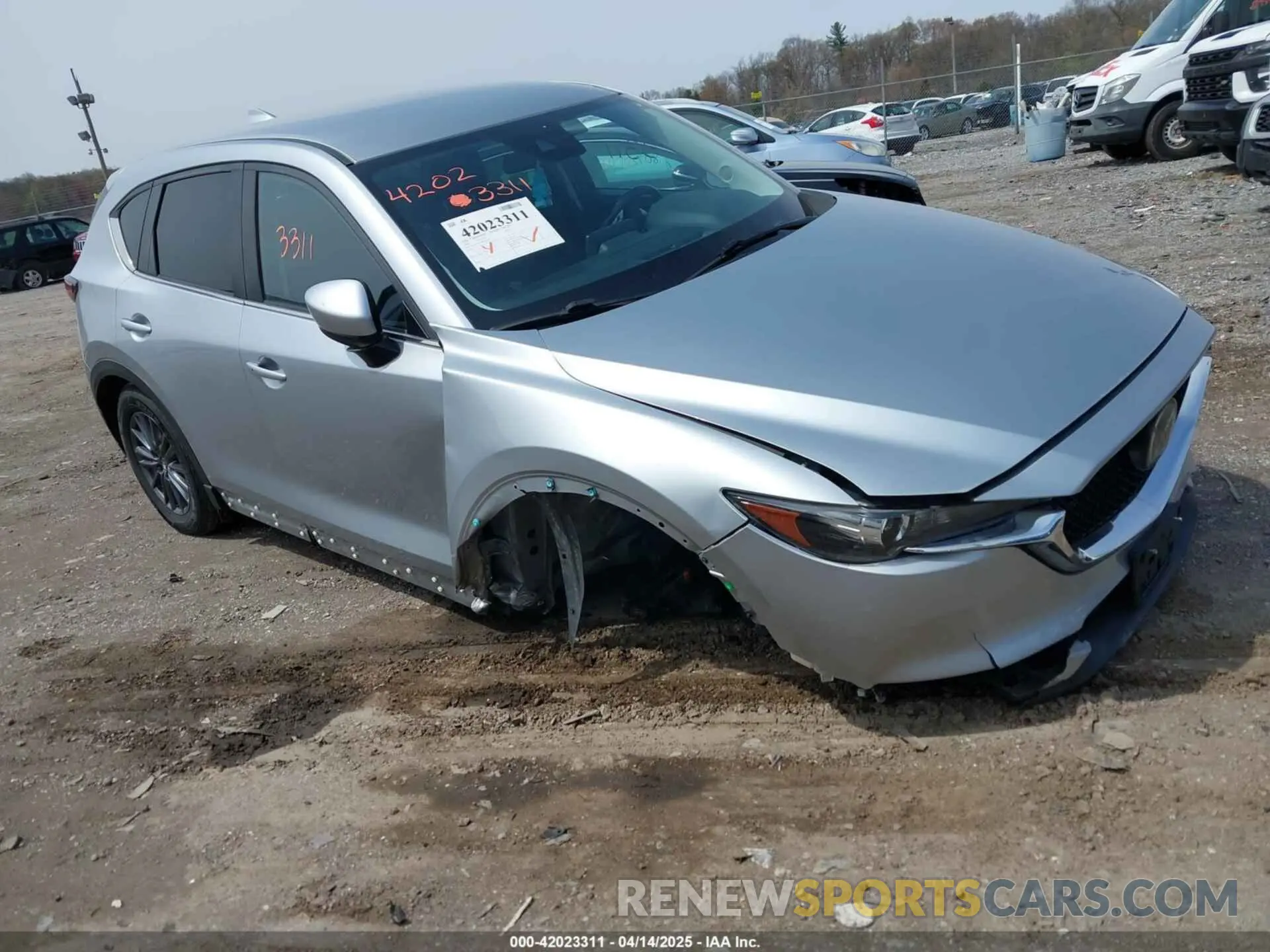 1 Photograph of a damaged car JM3KFACM9L0785464 MAZDA CX-5 2020