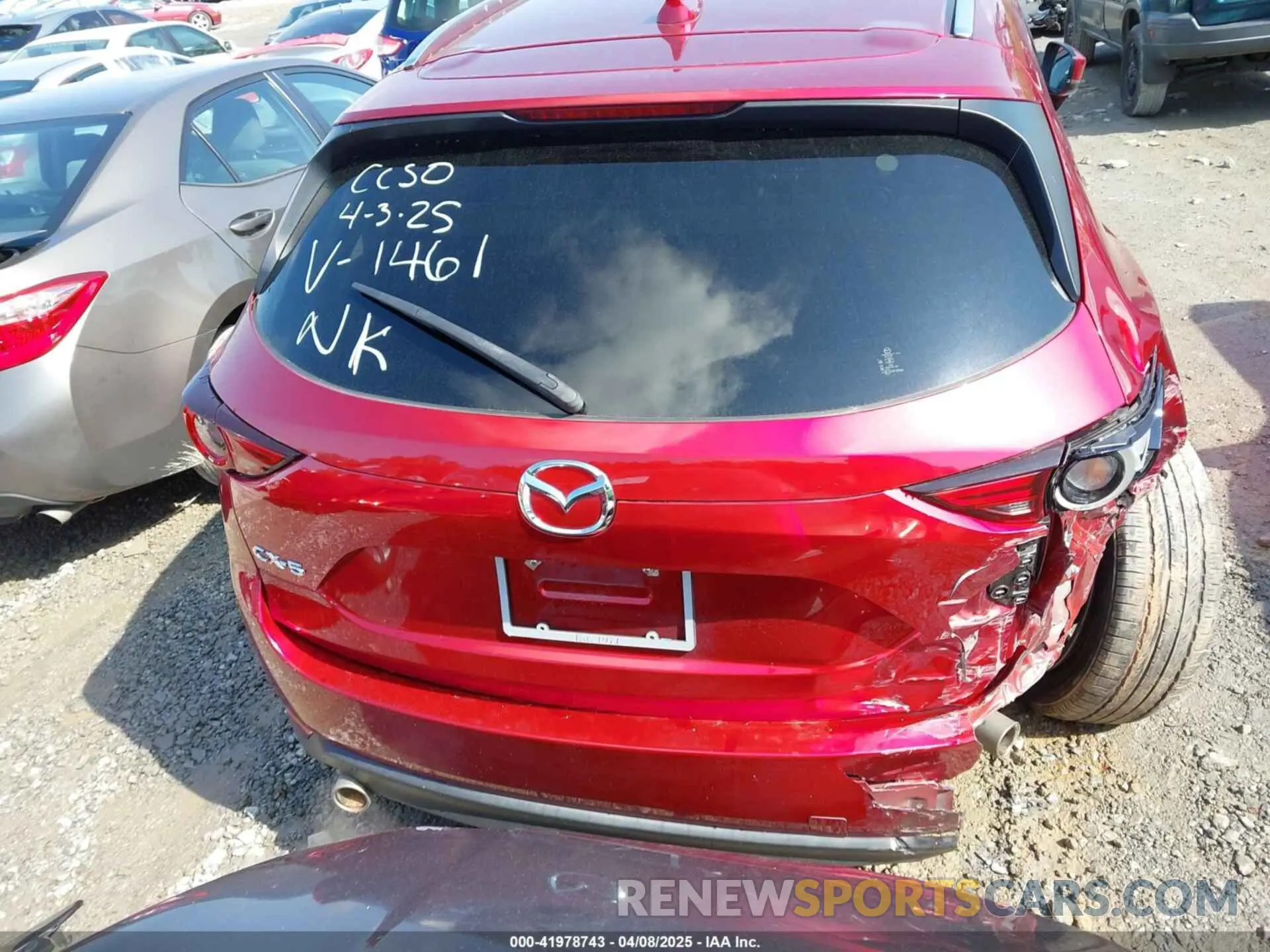 16 Photograph of a damaged car JM3KFADM6L0831461 MAZDA CX-5 2020