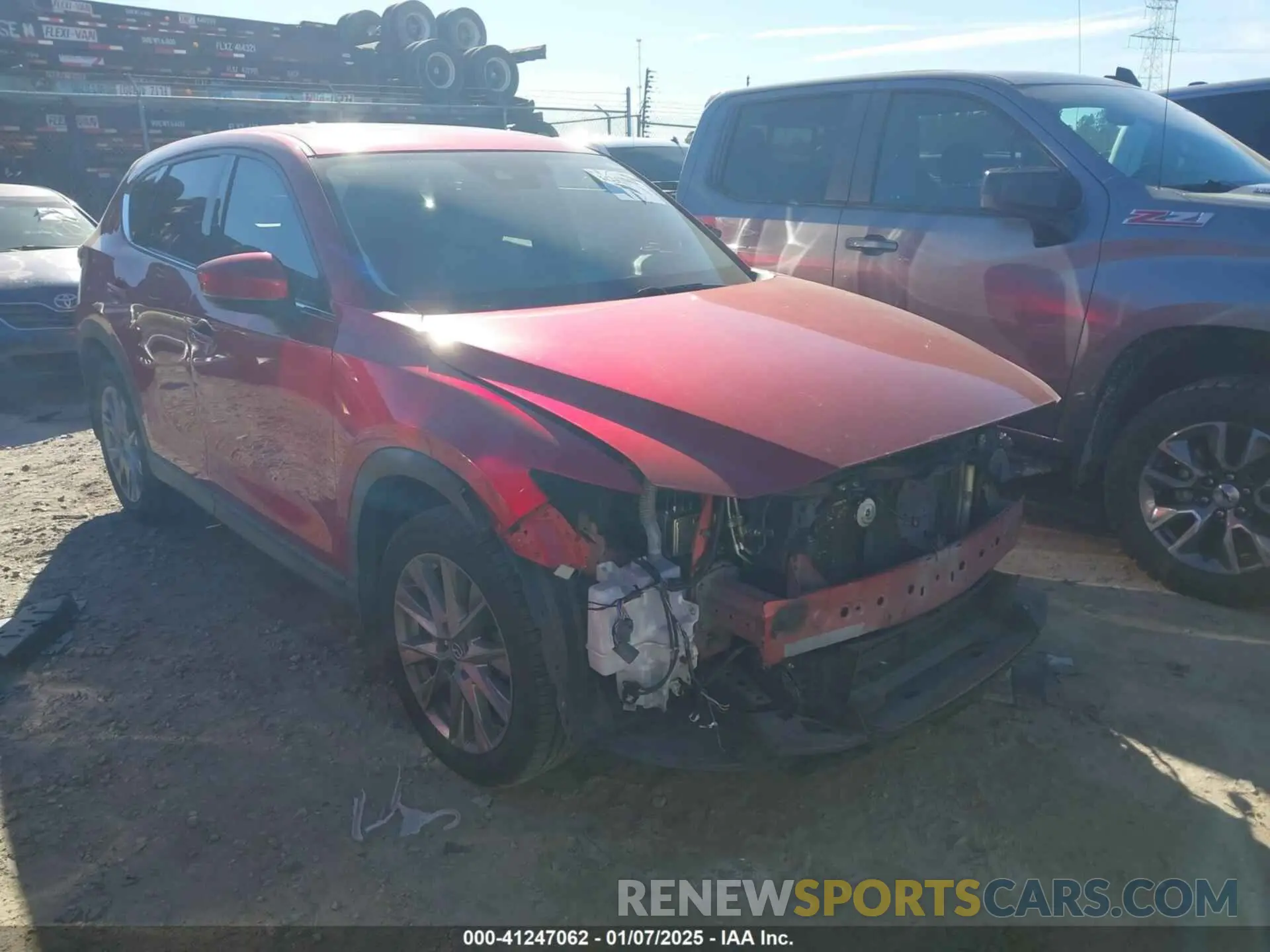 1 Photograph of a damaged car JM3KFADM9L1860334 MAZDA CX-5 2020