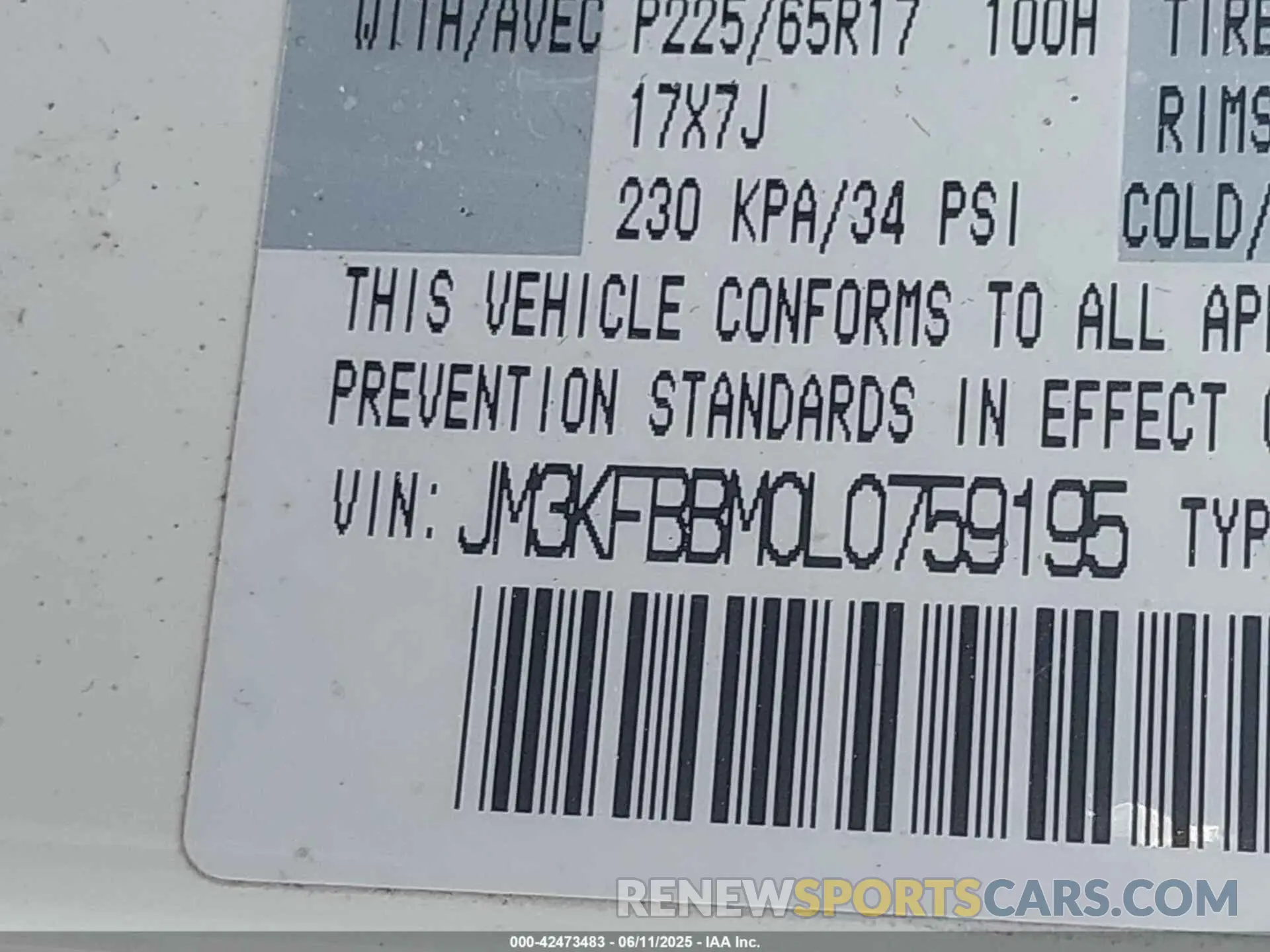 9 Photograph of a damaged car JM3KFBBM0L0759195 MAZDA CX-5 2020