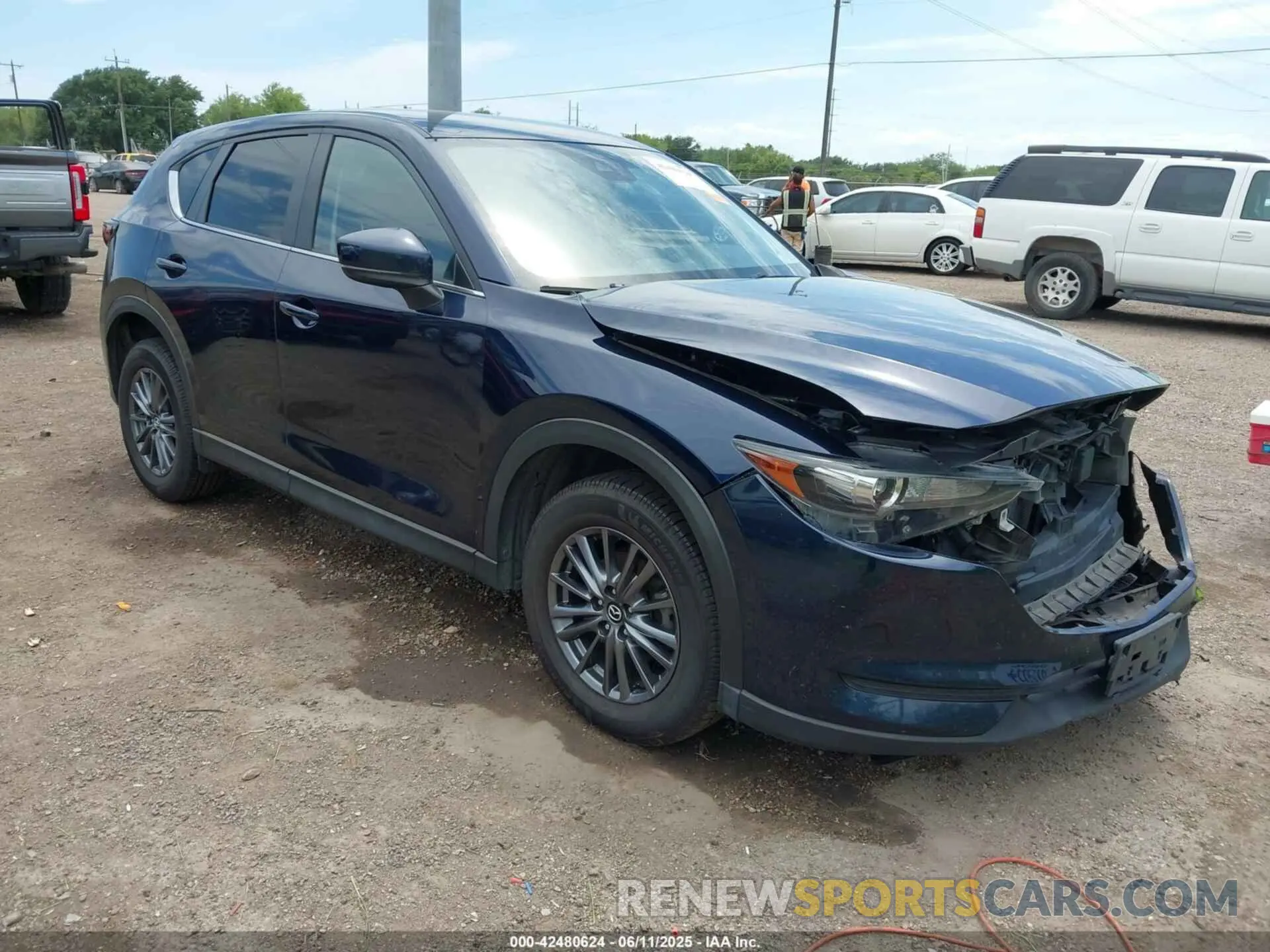 1 Photograph of a damaged car JM3KFBCM5L0862434 MAZDA CX-5 2020