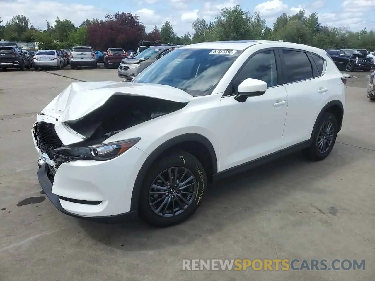 1 Photograph of a damaged car JM3KFBCM7L0722434 MAZDA CX-5 2020