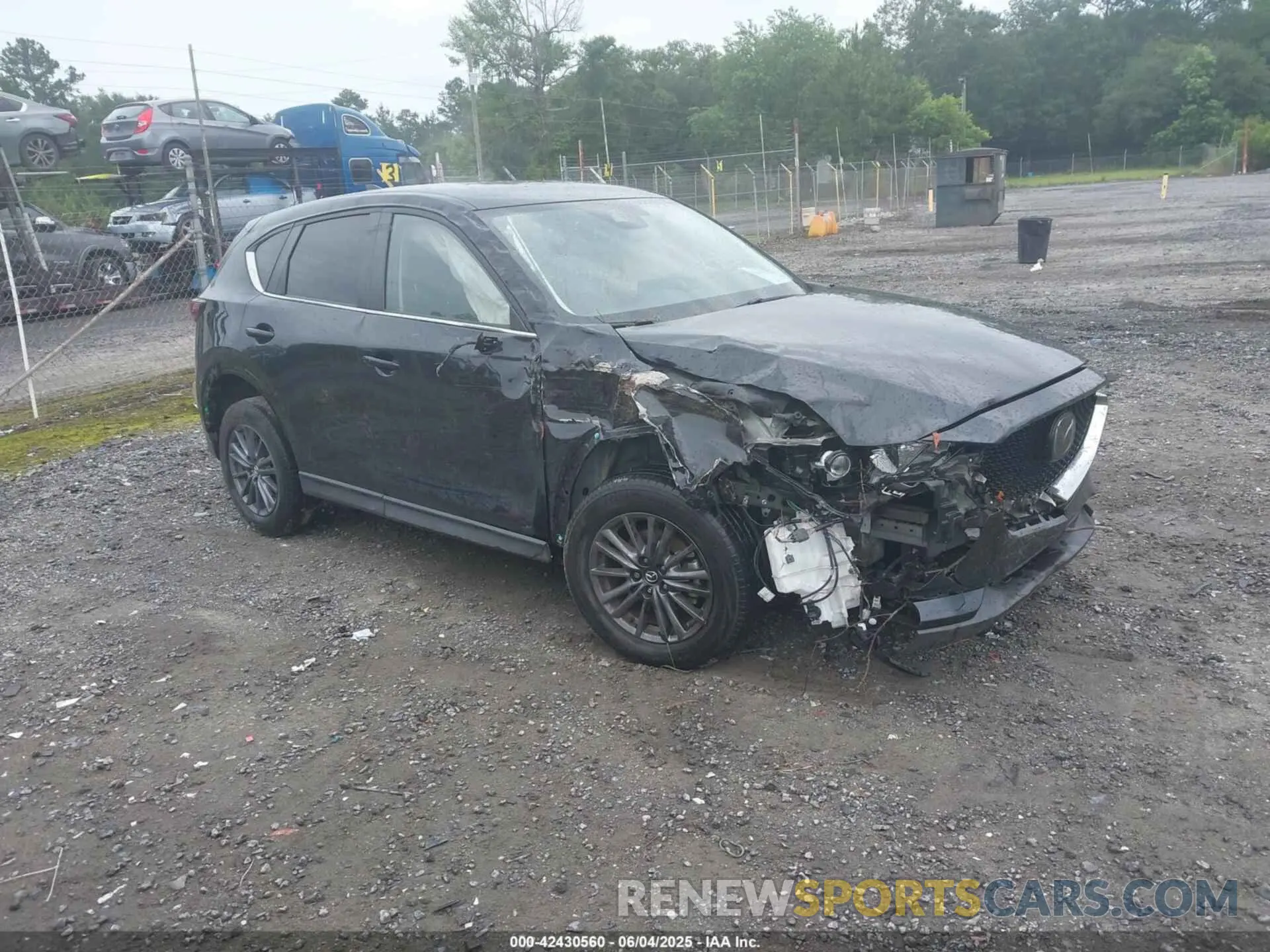 1 Photograph of a damaged car JM3KFACM0M0444391 MAZDA CX-5 2021