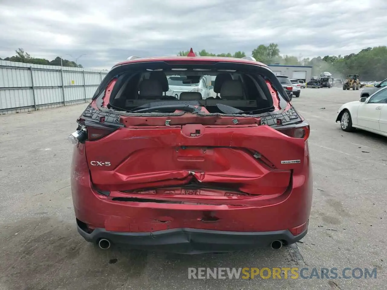 6 Photograph of a damaged car JM3KFACM1M0304981 MAZDA CX-5 2021