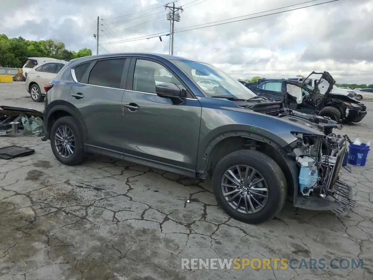 4 Photograph of a damaged car JM3KFACM1M0370429 MAZDA CX-5 2021