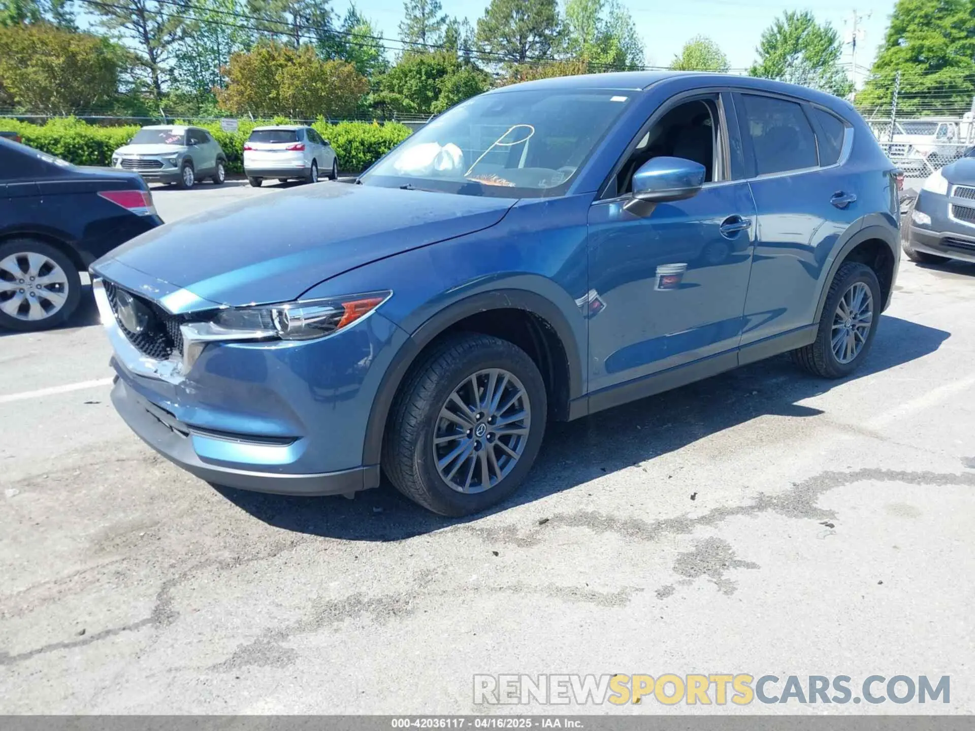 2 Photograph of a damaged car JM3KFACM1M0460101 MAZDA CX-5 2021