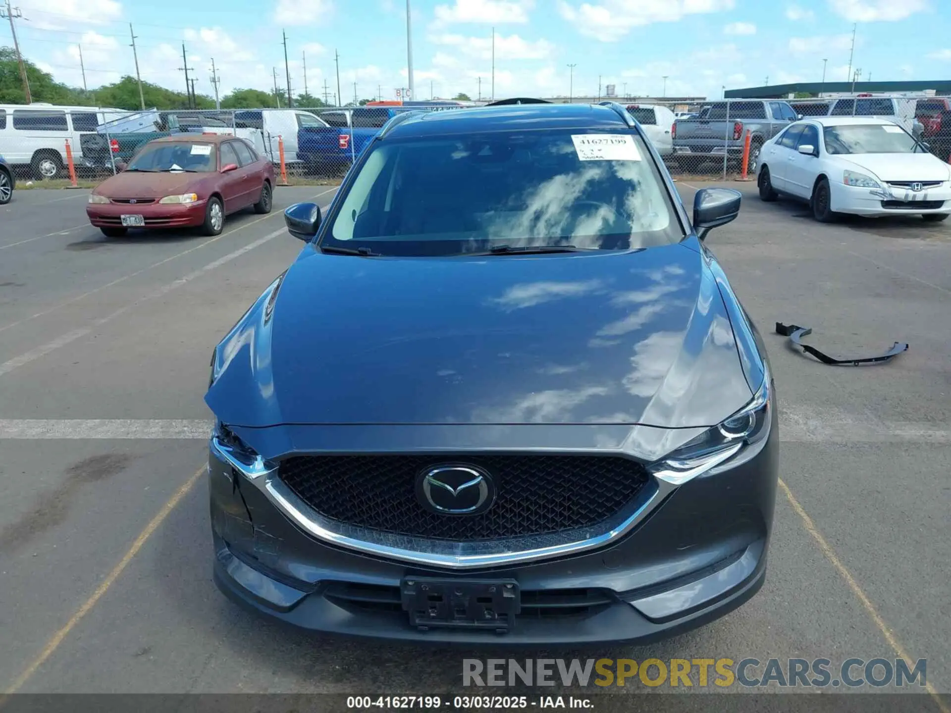 13 Photograph of a damaged car JM3KFACM2M1348305 MAZDA CX-5 2021