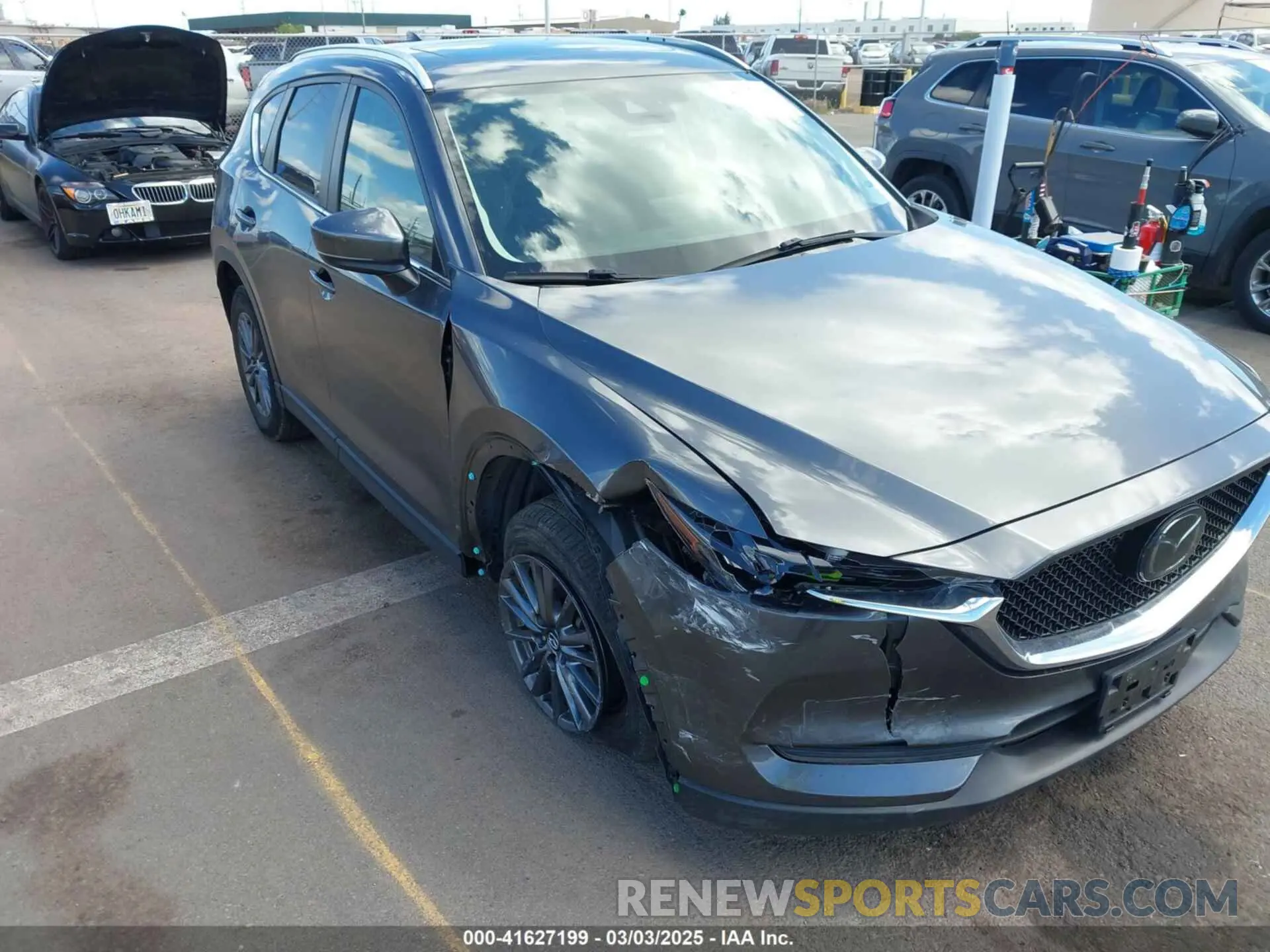 6 Photograph of a damaged car JM3KFACM2M1348305 MAZDA CX-5 2021