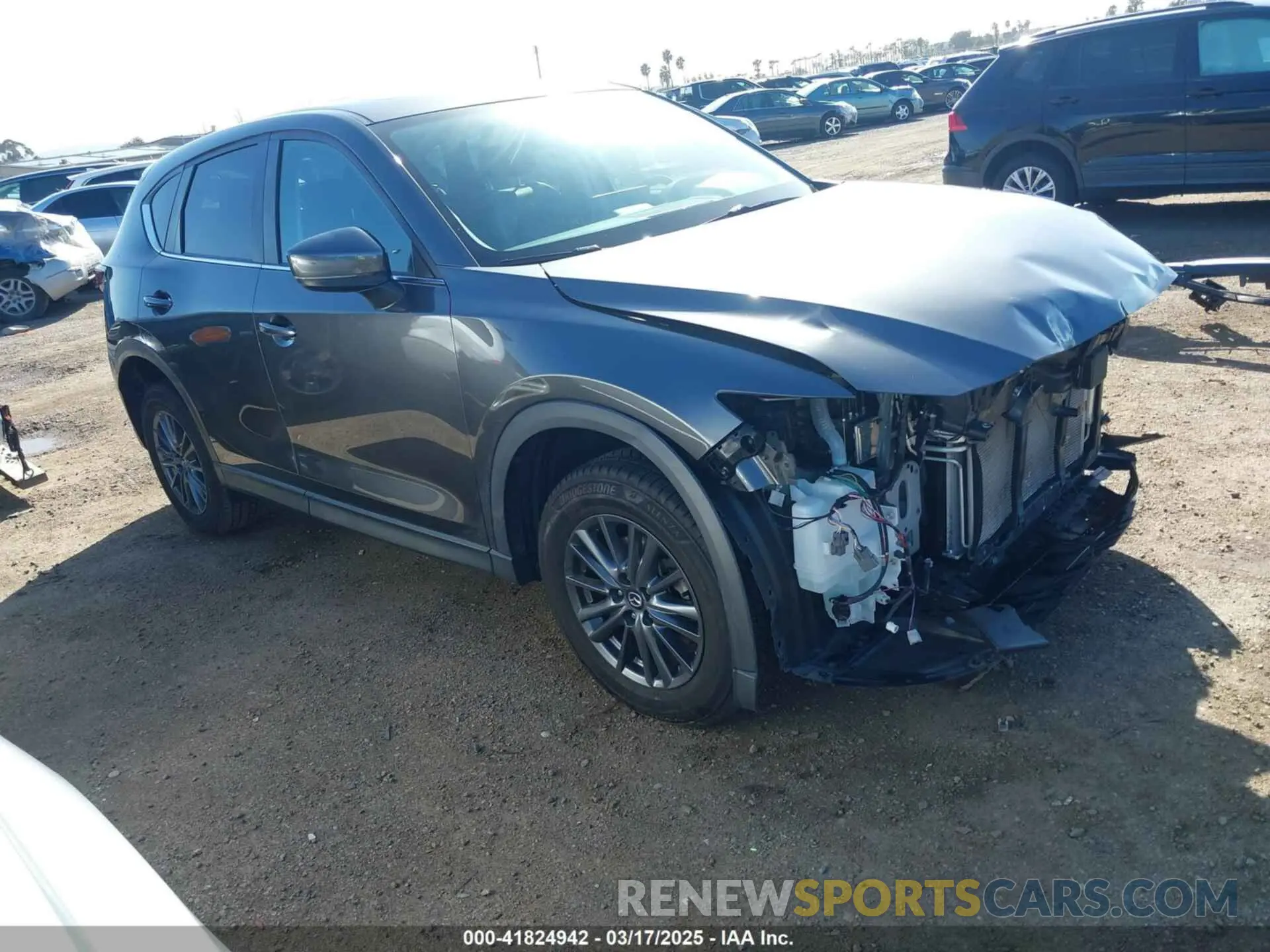 1 Photograph of a damaged car JM3KFACM3M0381366 MAZDA CX-5 2021