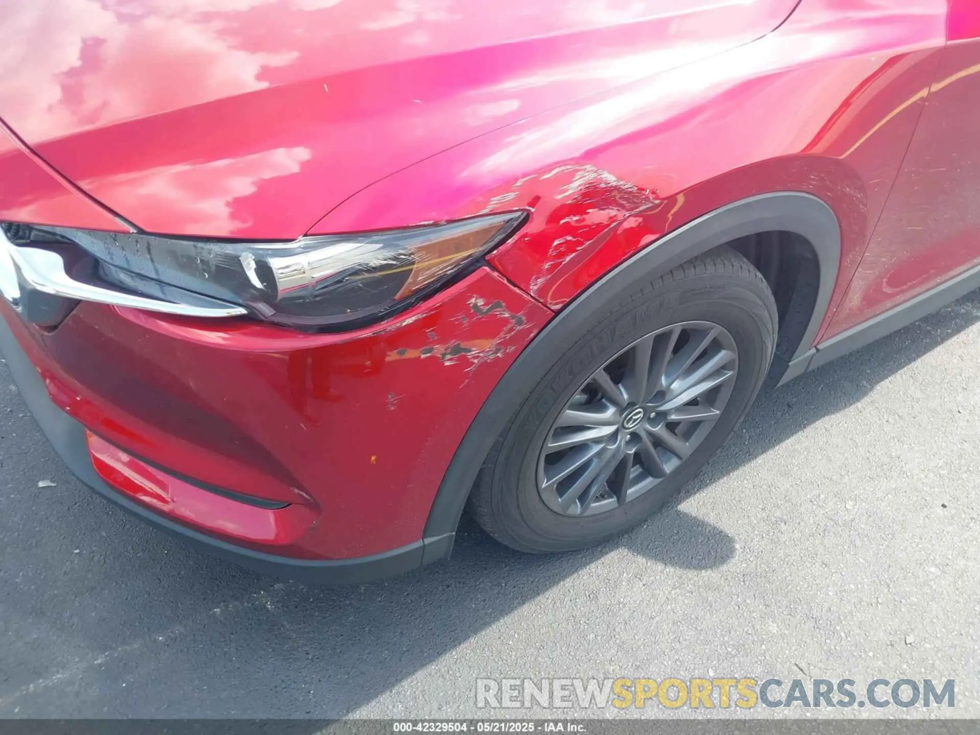 6 Photograph of a damaged car JM3KFACM3M0405388 MAZDA CX-5 2021