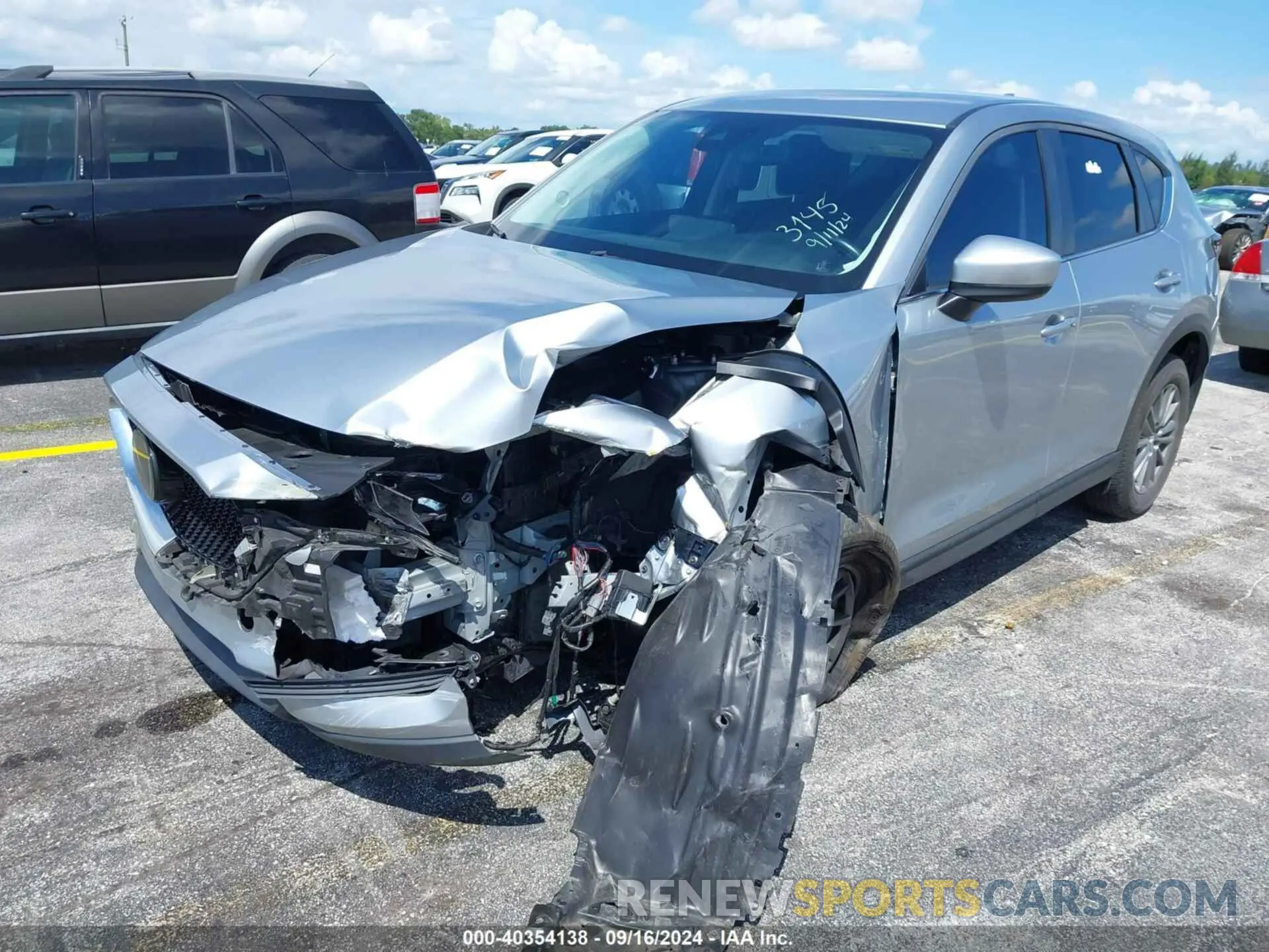 6 Photograph of a damaged car JM3KFACM4M0303145 MAZDA CX-5 2021