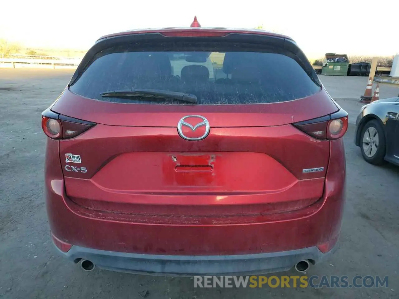 6 Photograph of a damaged car JM3KFACM4M0314548 MAZDA CX-5 2021