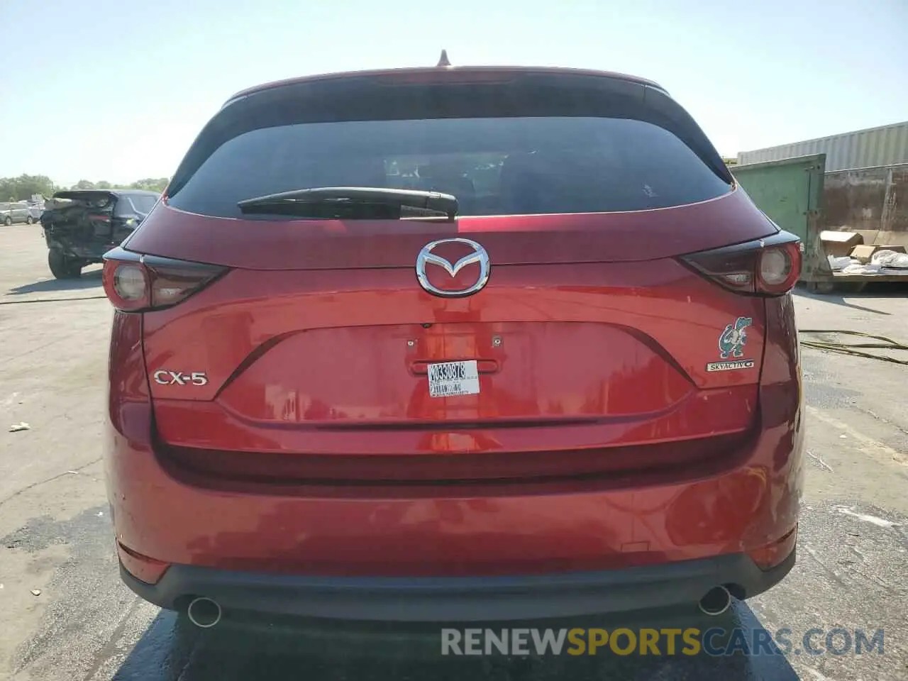 6 Photograph of a damaged car JM3KFACM6M0330878 MAZDA CX-5 2021