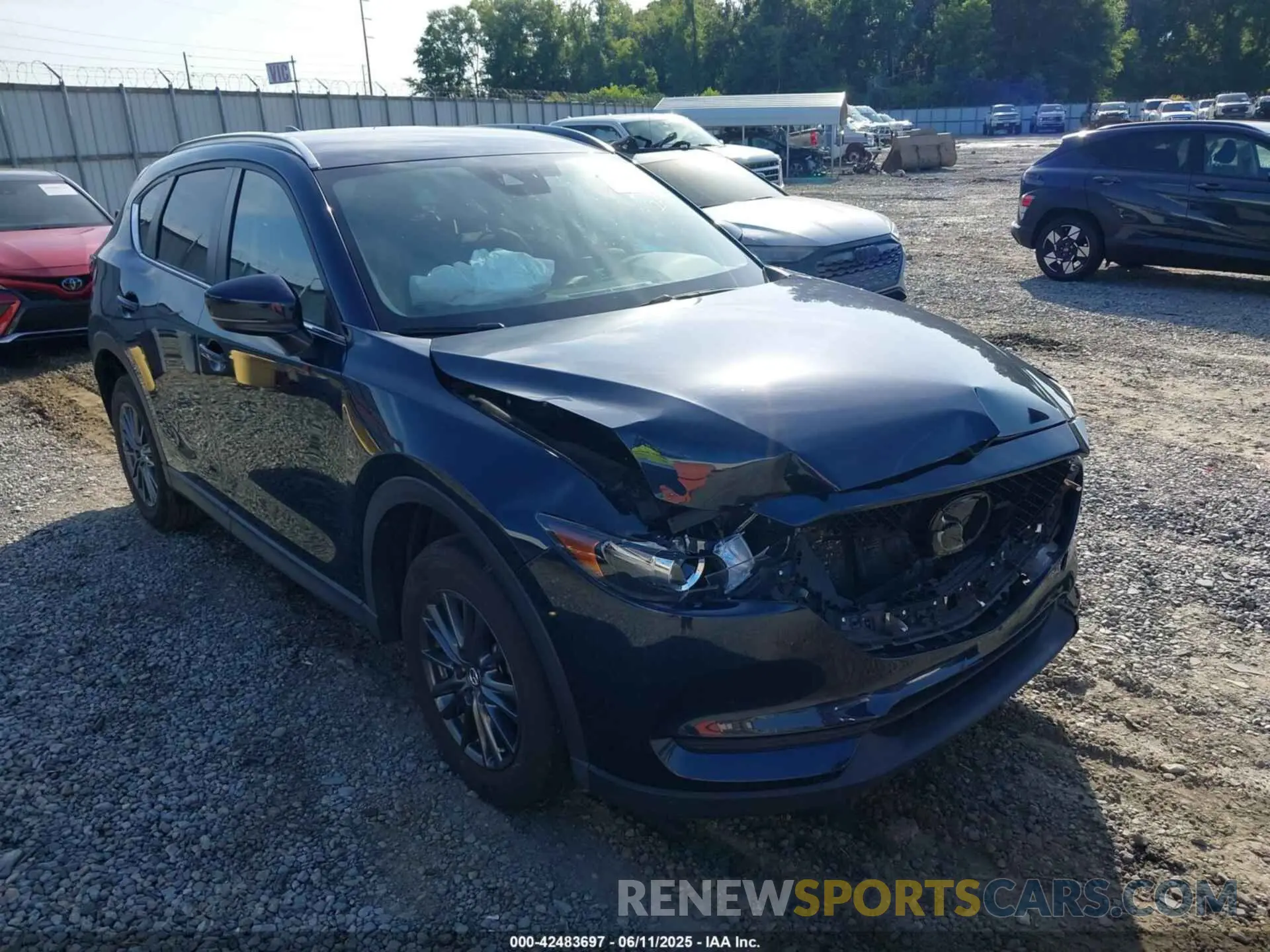 6 Photograph of a damaged car JM3KFACM7M0351223 MAZDA CX-5 2021