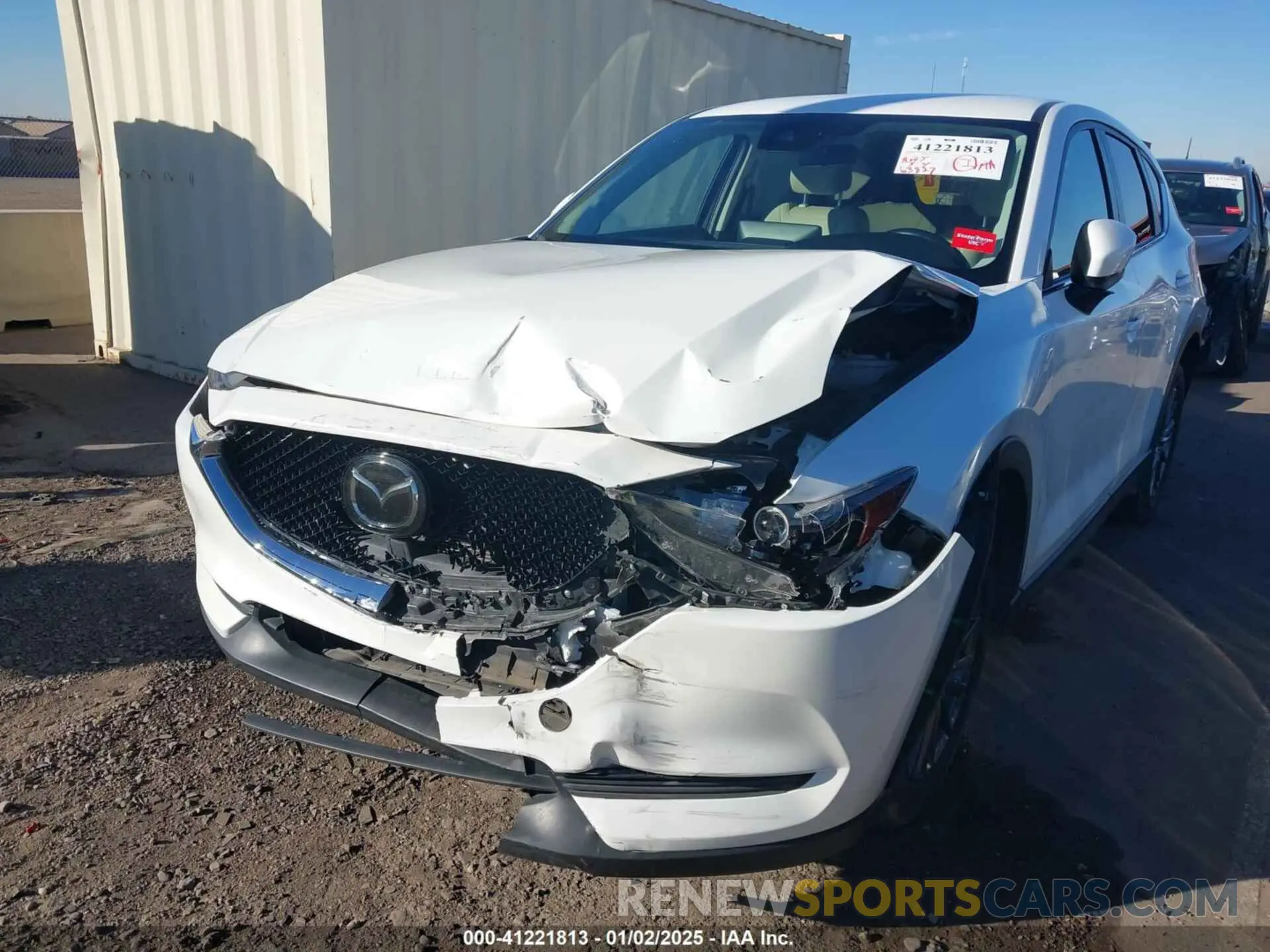 6 Photograph of a damaged car JM3KFACM7M0404759 MAZDA CX-5 2021