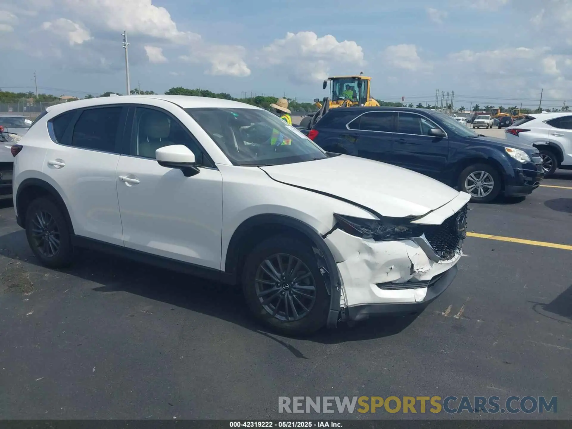 1 Photograph of a damaged car JM3KFACMXM0460405 MAZDA CX-5 2021