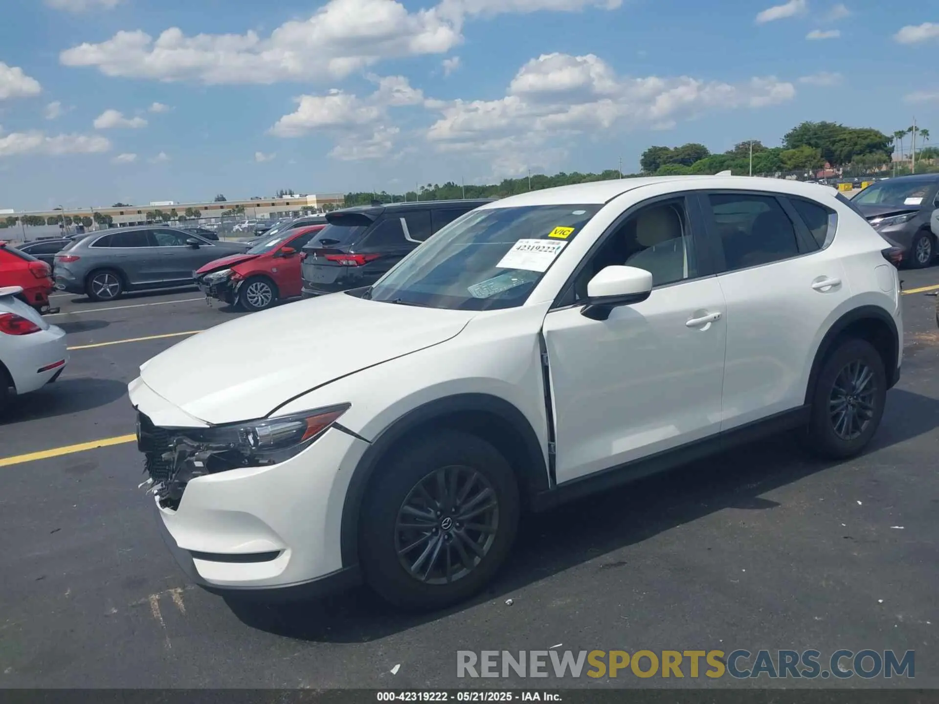 2 Photograph of a damaged car JM3KFACMXM0460405 MAZDA CX-5 2021
