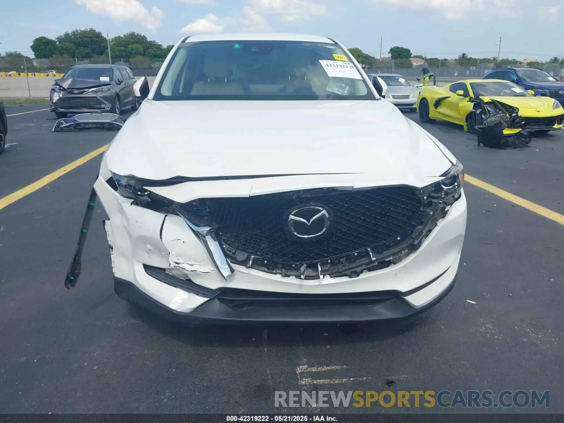 6 Photograph of a damaged car JM3KFACMXM0460405 MAZDA CX-5 2021