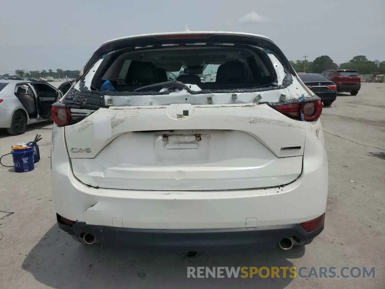 6 Photograph of a damaged car JM3KFADM2M0490481 MAZDA CX-5 2021