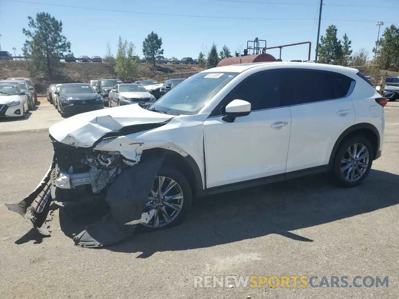 1 Photograph of a damaged car JM3KFADM3M0353825 MAZDA CX-5 2021