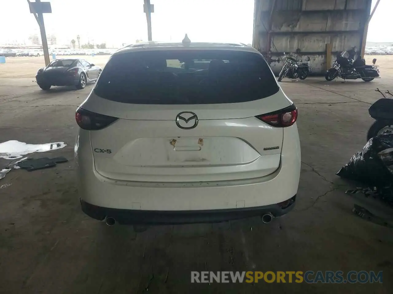 6 Photograph of a damaged car JM3KFADM3M1317479 MAZDA CX-5 2021