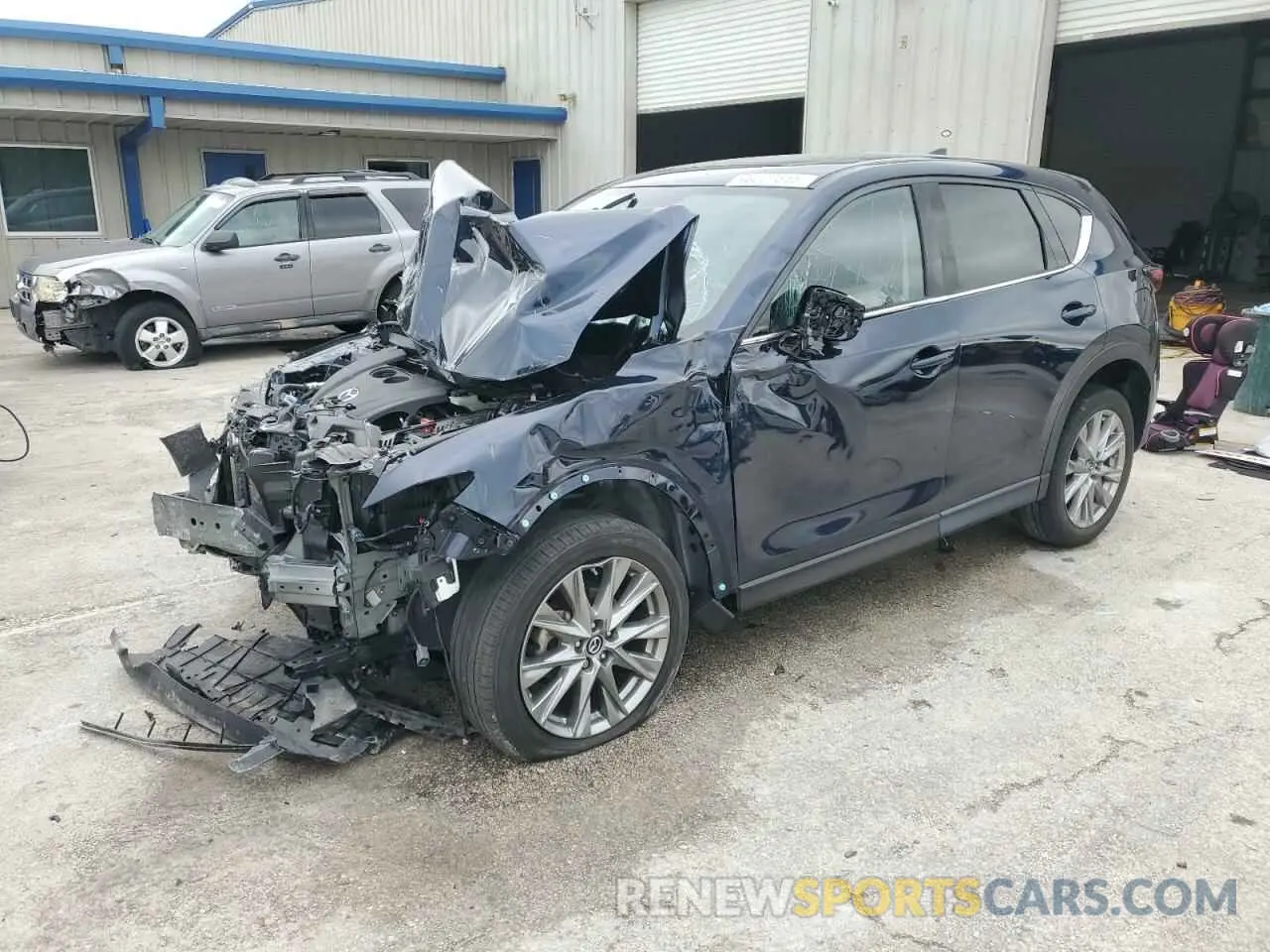 1 Photograph of a damaged car JM3KFADM9M0401778 MAZDA CX-5 2021