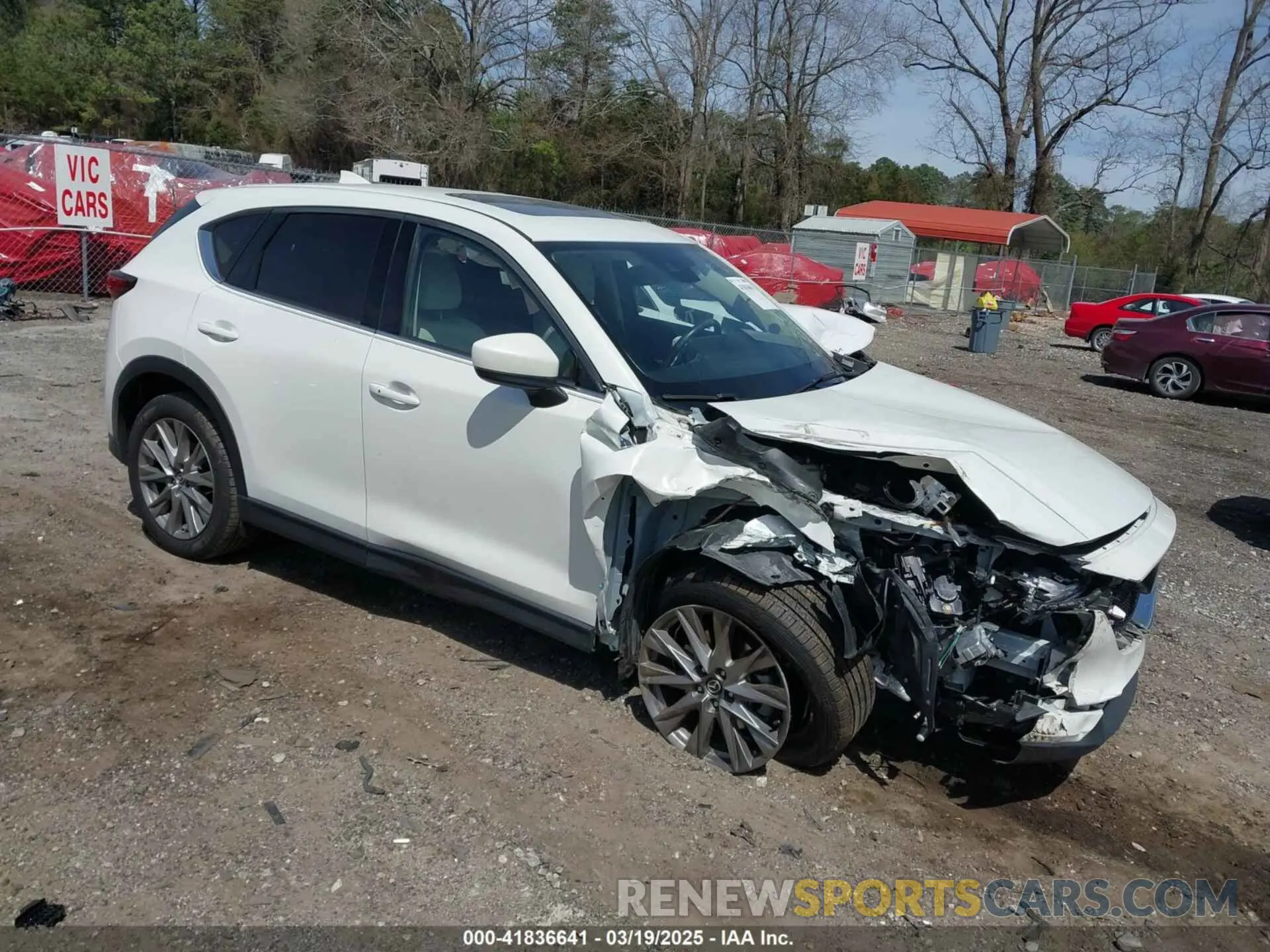 1 Photograph of a damaged car JM3KFBAY2M0452651 MAZDA CX-5 2021