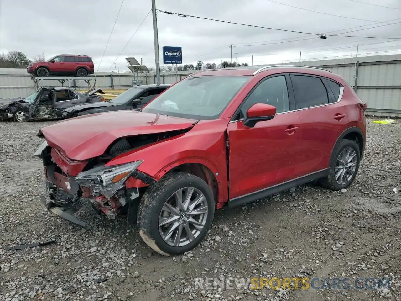 1 Photograph of a damaged car JM3KFBAY5M0313517 MAZDA CX-5 2021
