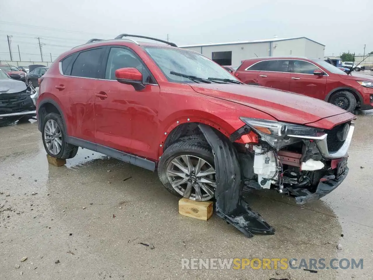 4 Photograph of a damaged car JM3KFBAY7M0326365 MAZDA CX-5 2021
