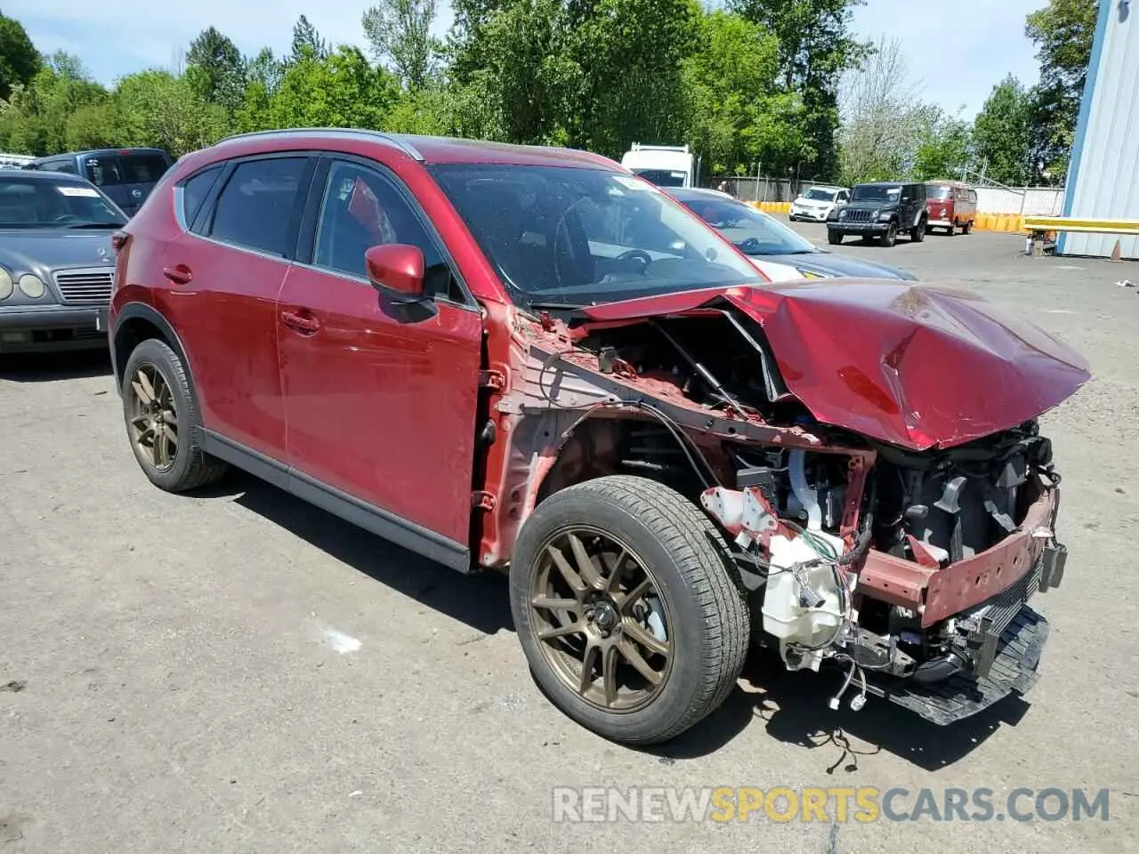 4 Photograph of a damaged car JM3KFBAY7M0434422 MAZDA CX-5 2021