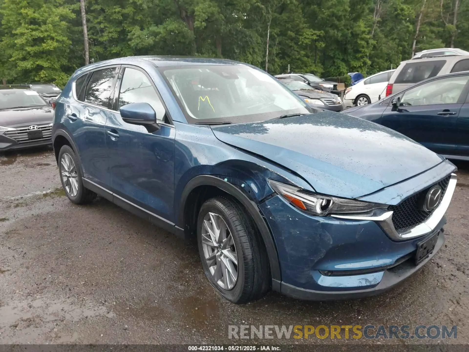 1 Photograph of a damaged car JM3KFBAYXM0301444 MAZDA CX-5 2021