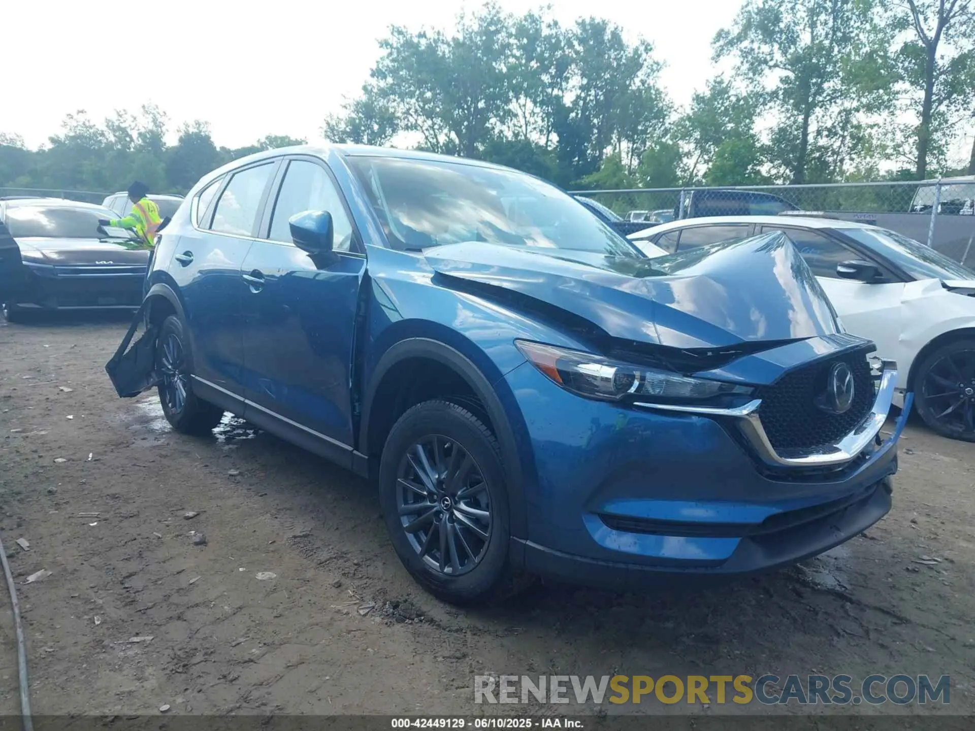 1 Photograph of a damaged car JM3KFBBMXM0417657 MAZDA CX-5 2021